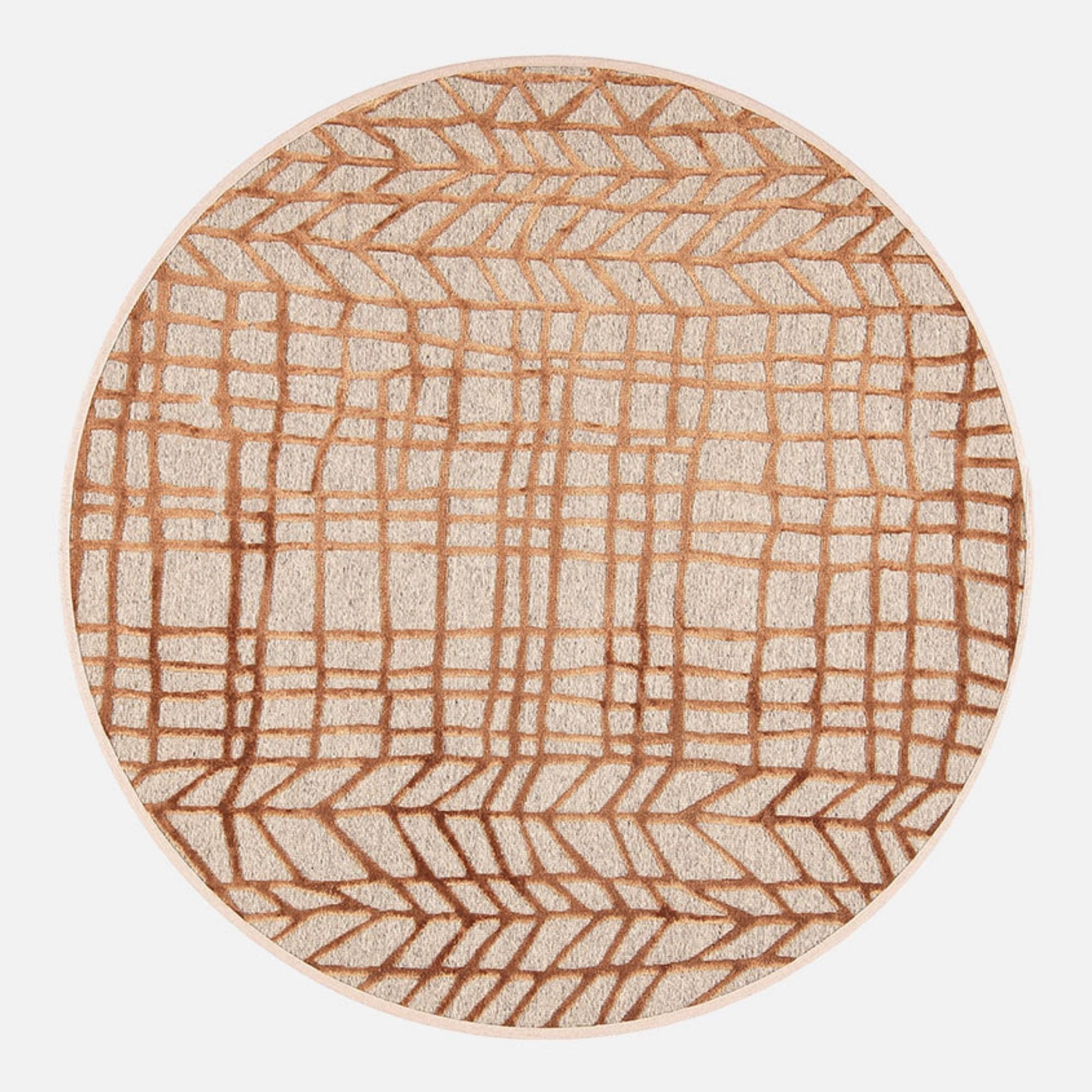 VM Carpet Lastu Rug - 3 copper