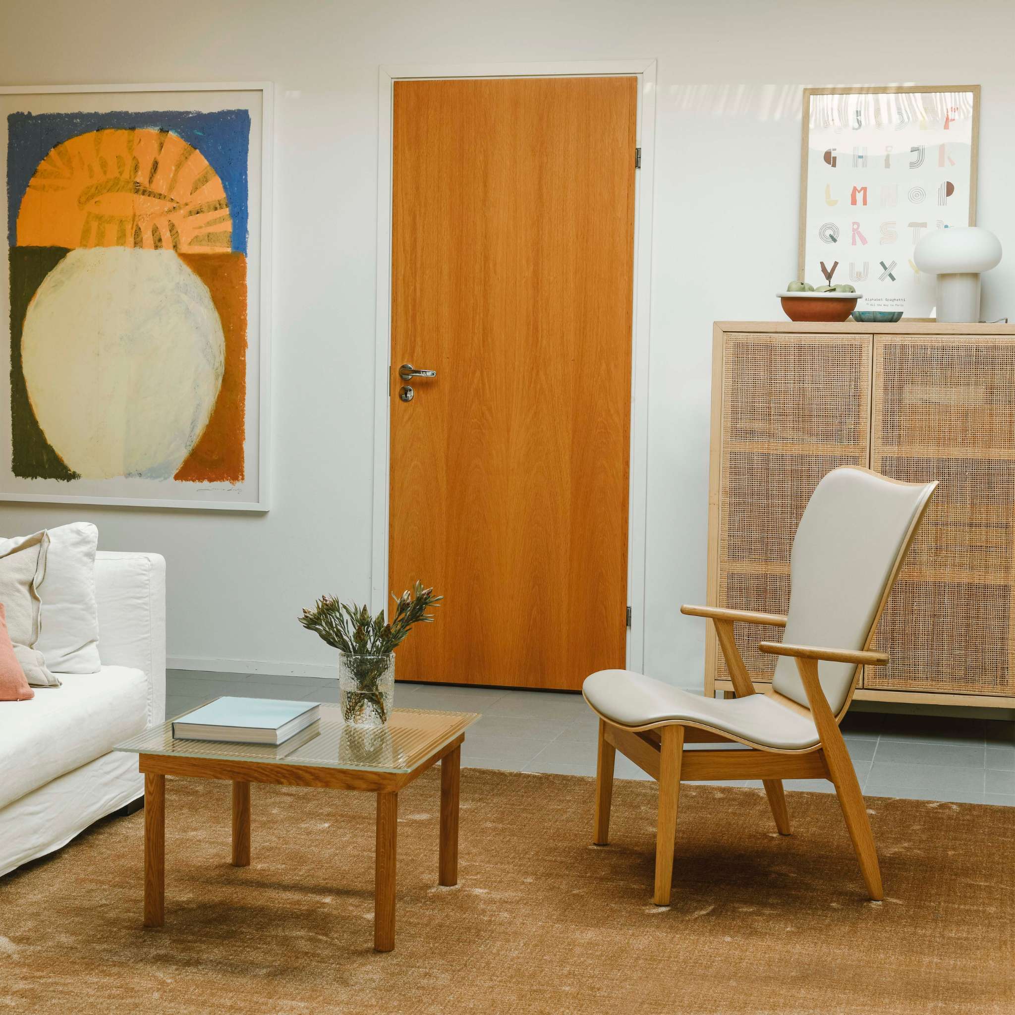 VM Carpet Sametti matto - 246 keltainen