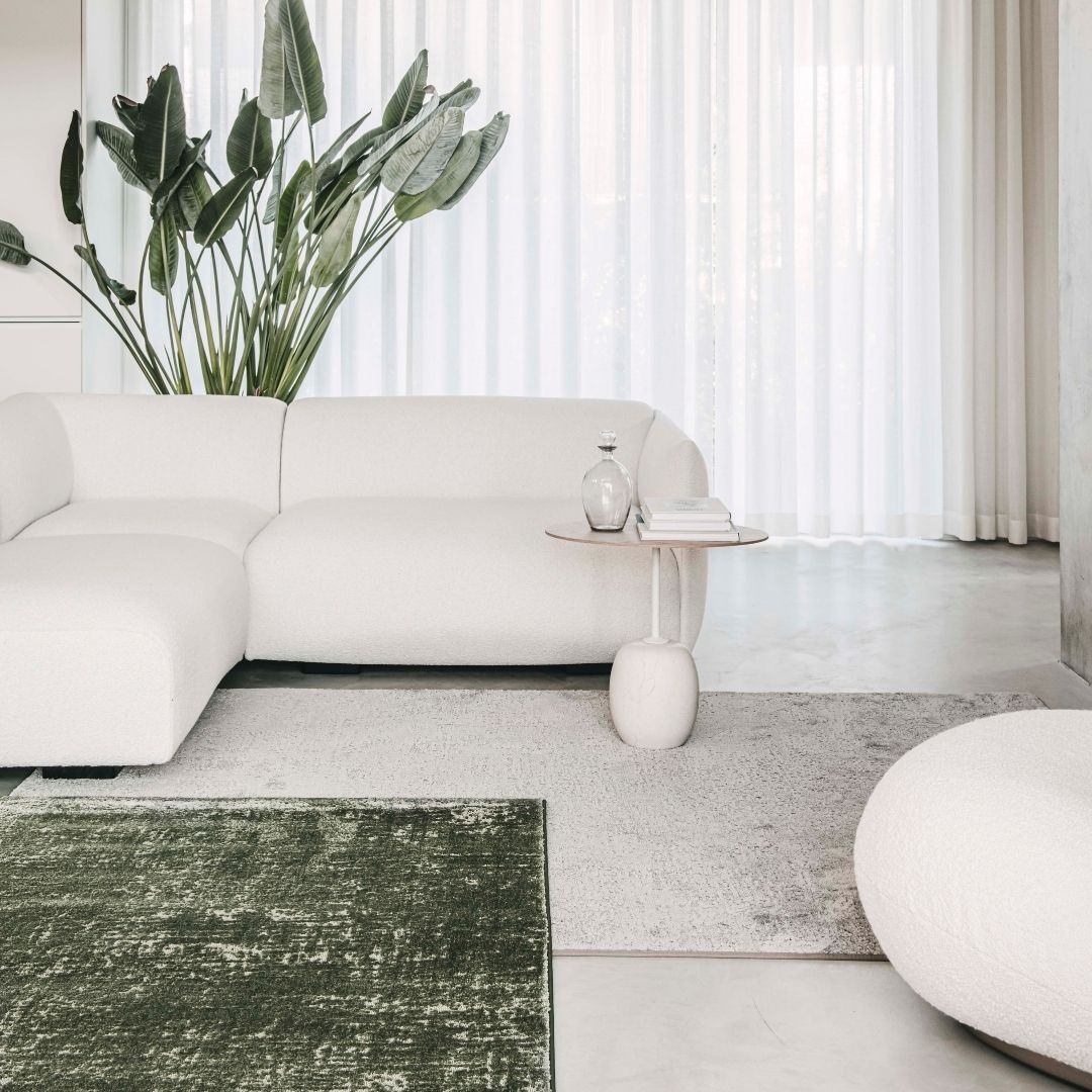 VM Carpet Basaltti matto beige ja vihreä