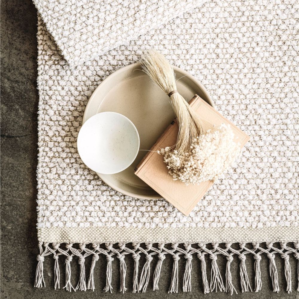 VM Carpet Duo Popcorn matto - 7171 valkoinen