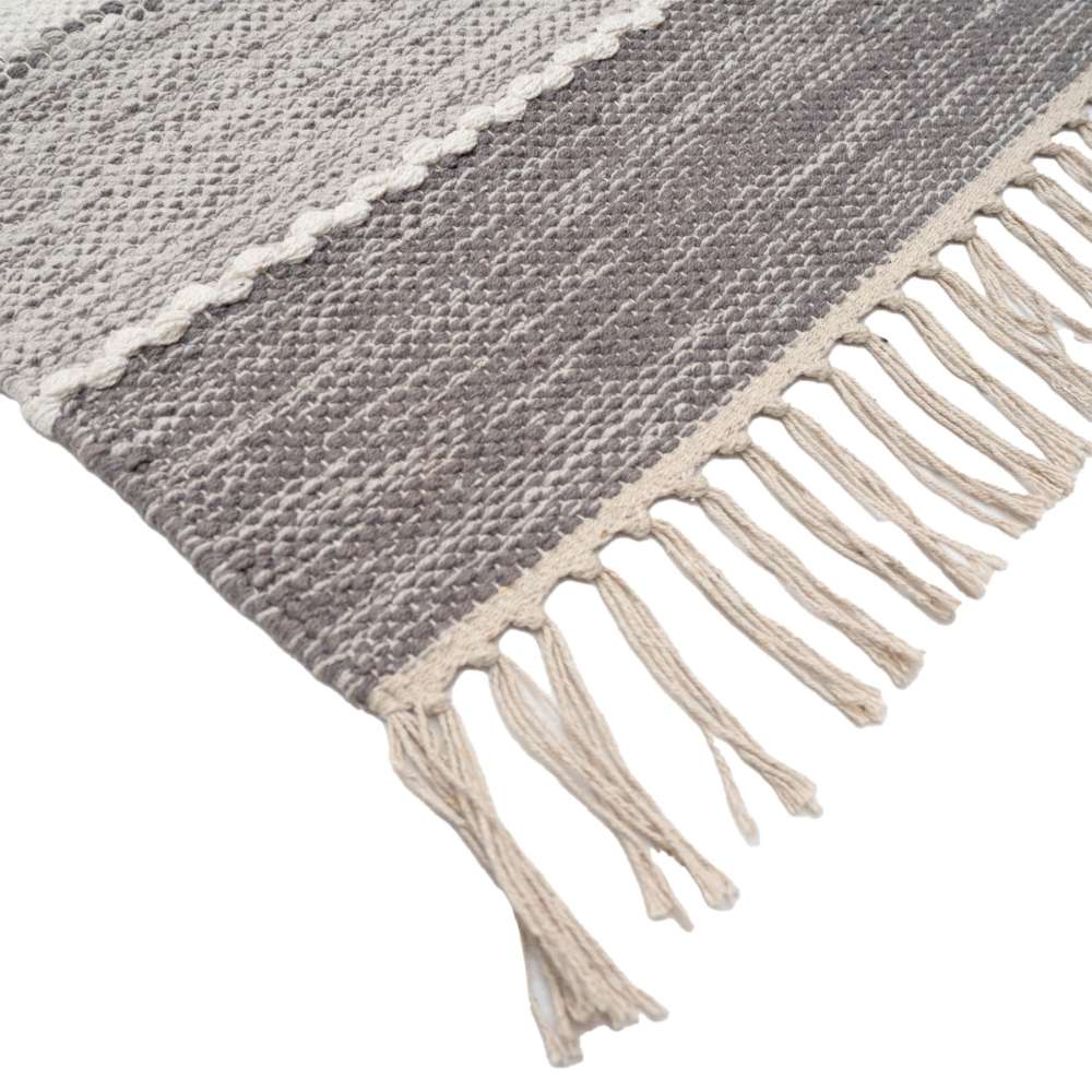 Valssi puuvillamatto - harmaa