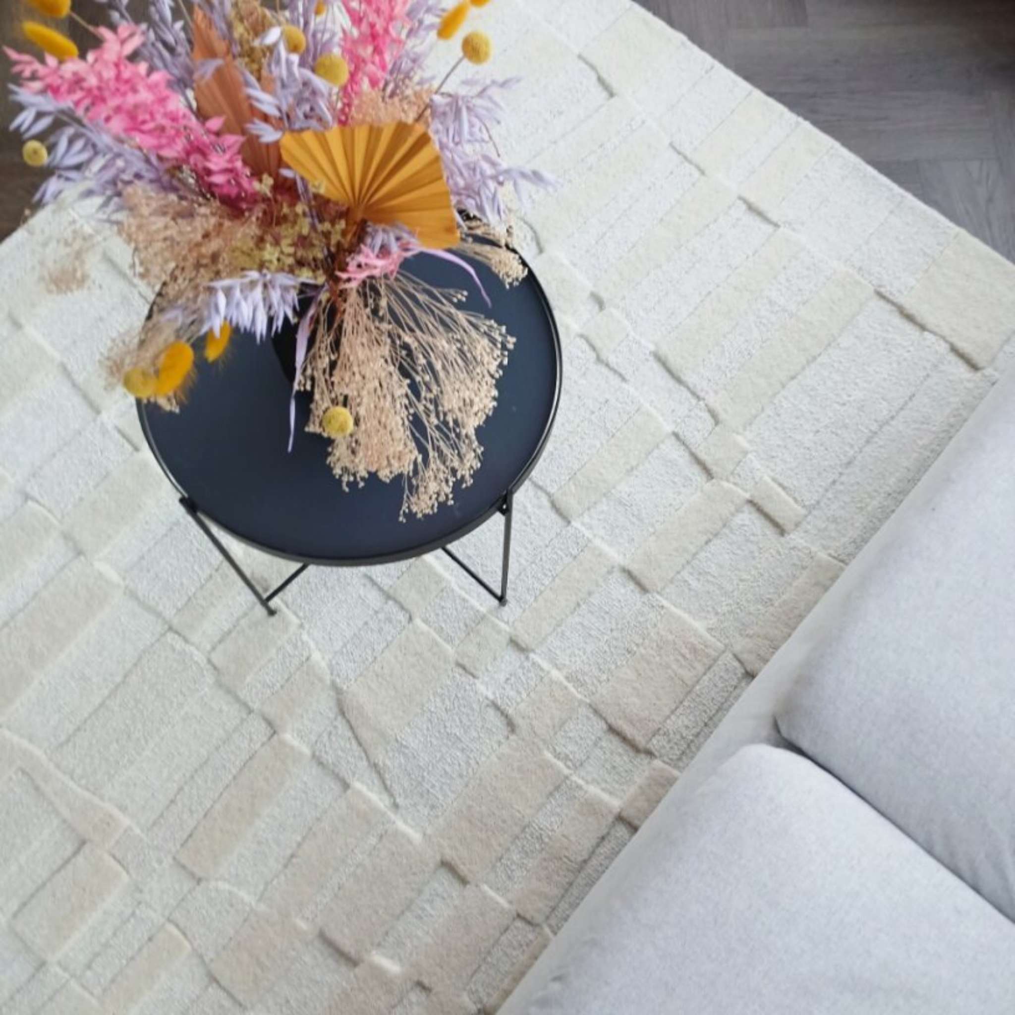 Vellamo villamatto - luonnonvalkoinen