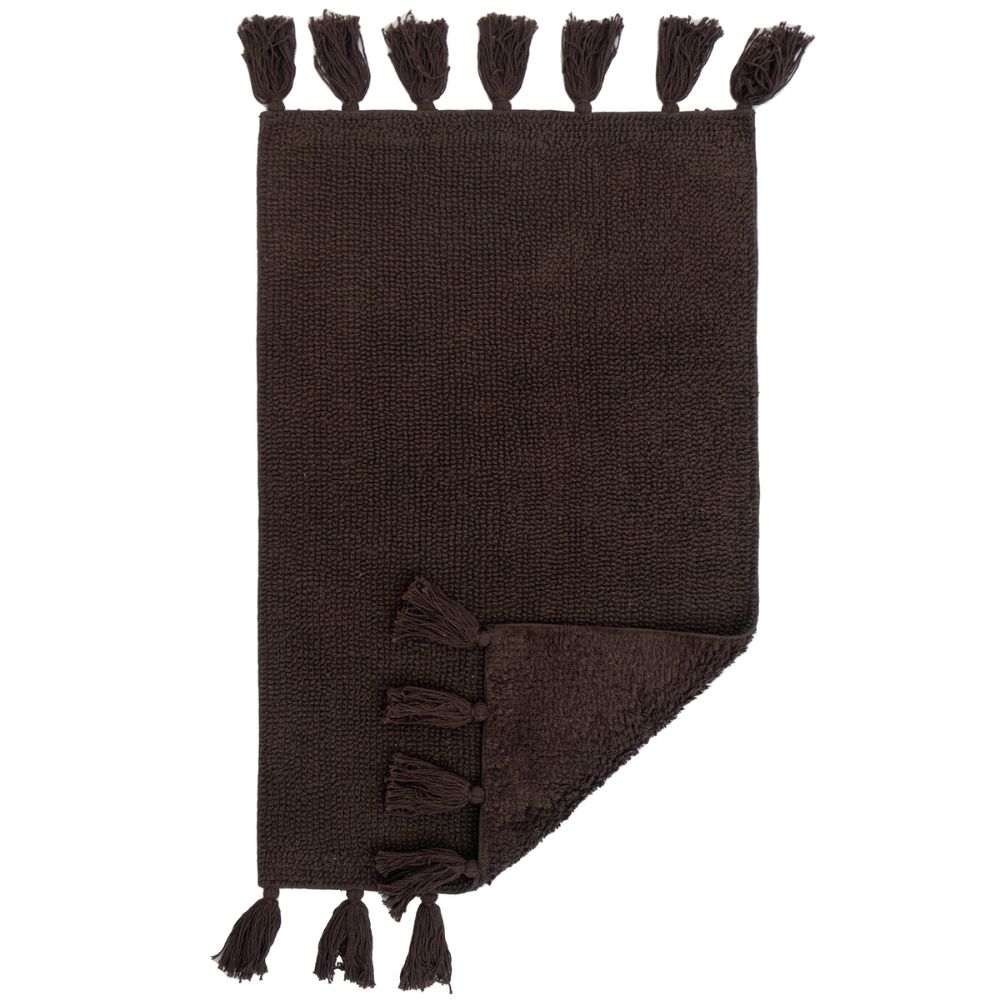 Vilma kylpyhuonematto - tummanruskea