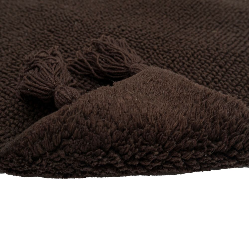 Vilma kylpyhuonematto - tummanruskea