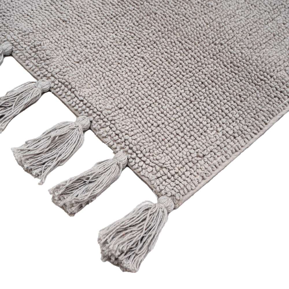 Vilma bathroom rug - light gray