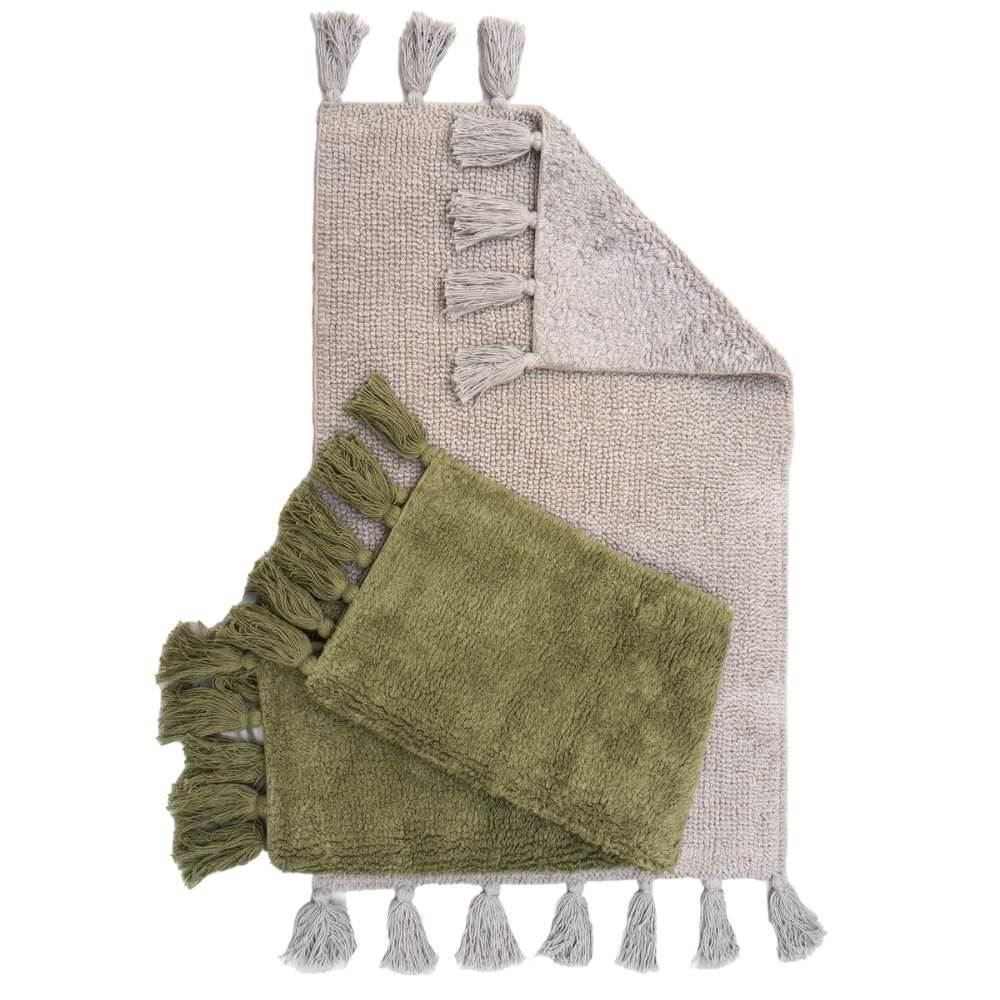 Vilma bathroom rug - light gray