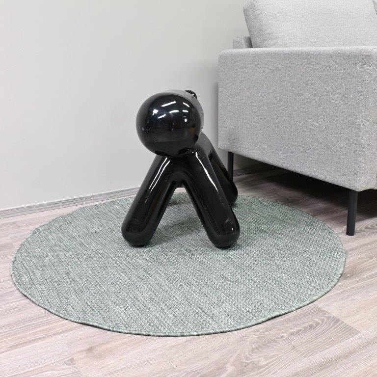 Viola sileäksi kudottu matto - vihreä