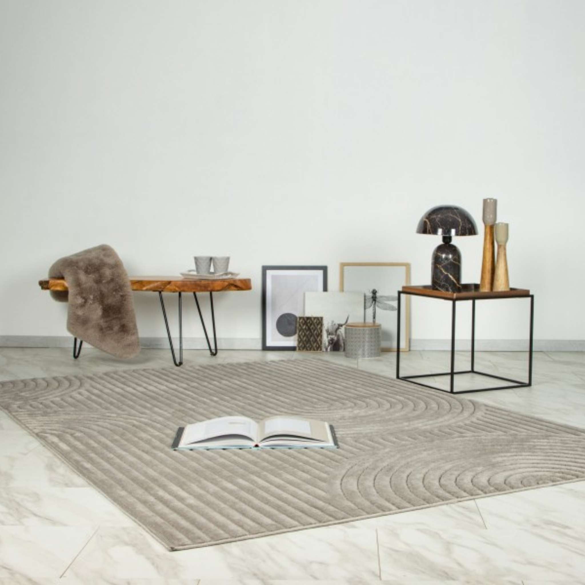 Viva nukkamatto hopean värissä