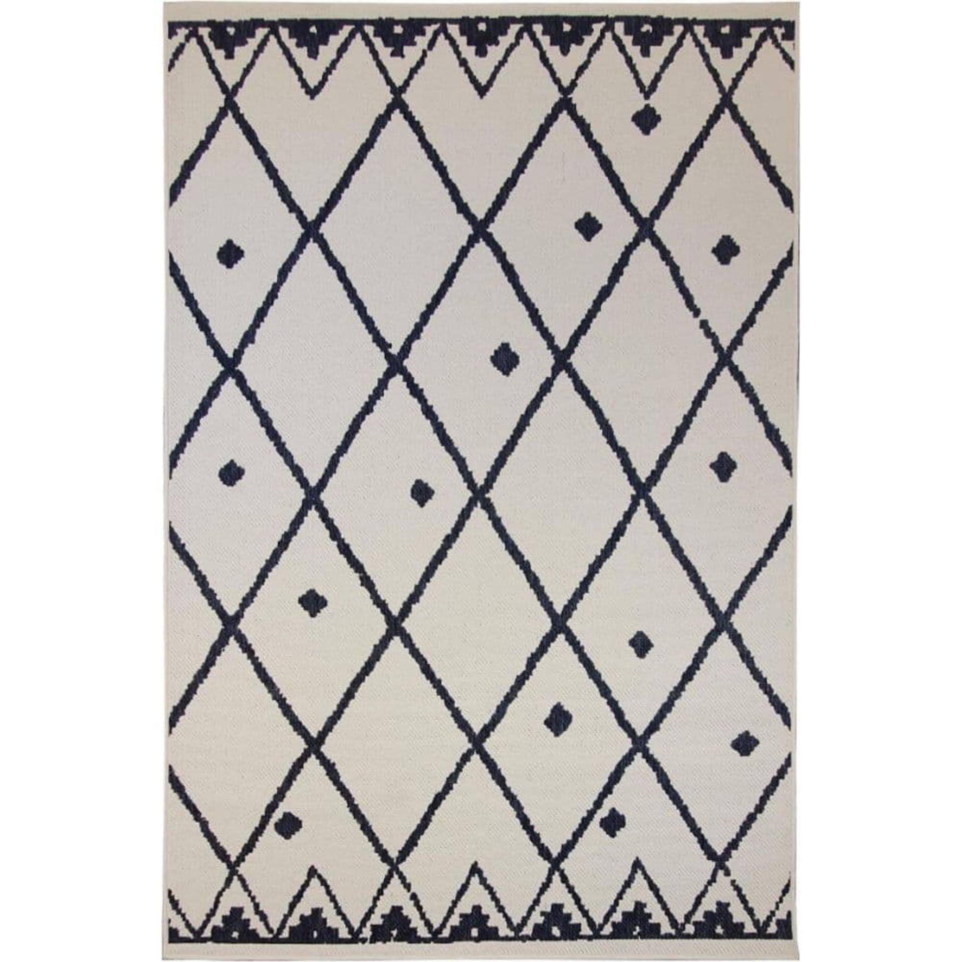 Aalto kääntömatto - Harmaa / Sininen.