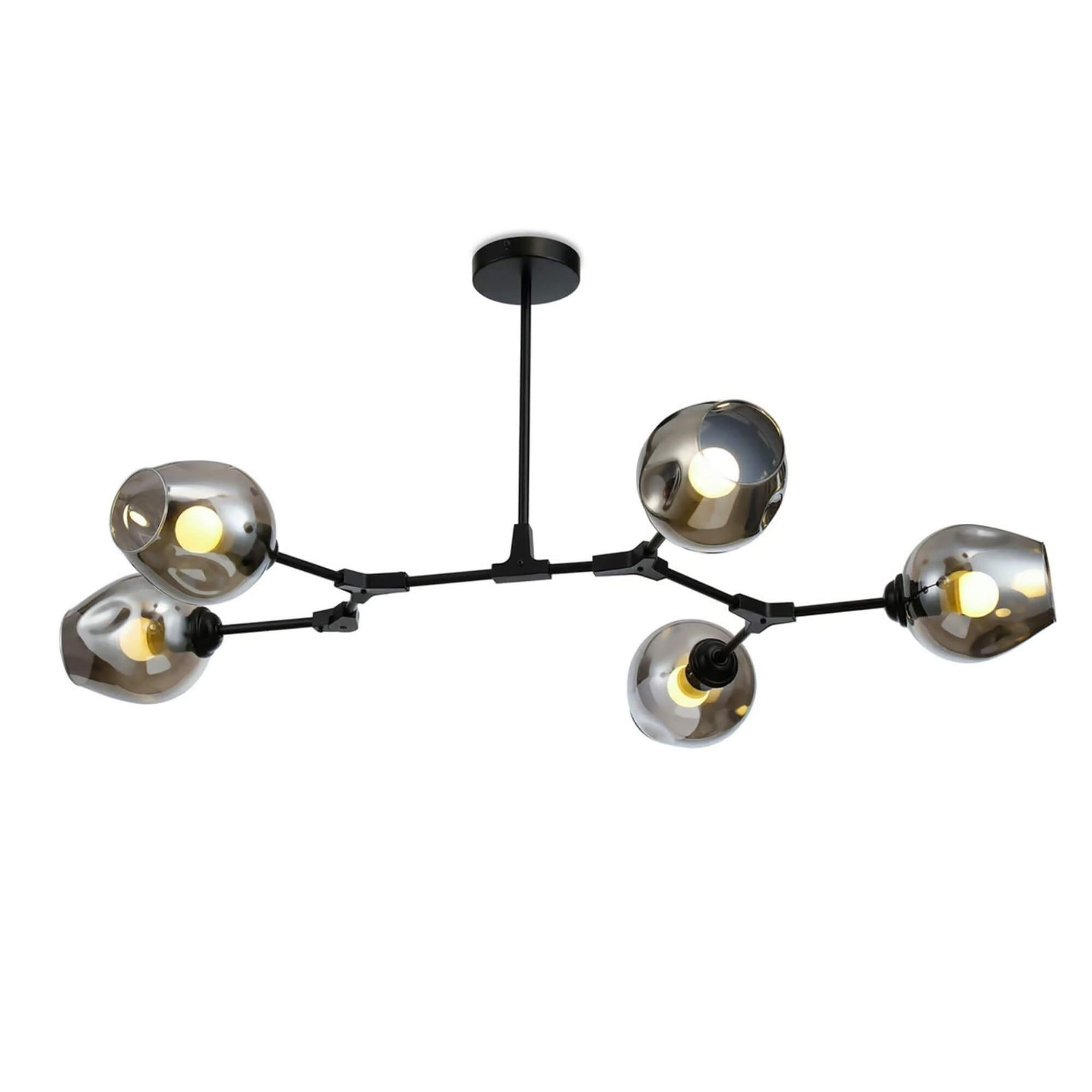 FocusLight Adams - Kattovalaisin - Musta/Savulasi