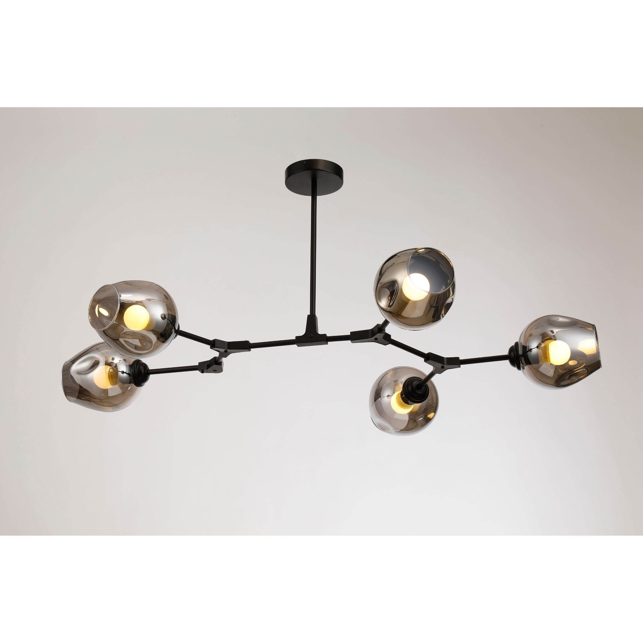 FocusLight Adams - Kattovalaisin - Musta/Savulasi