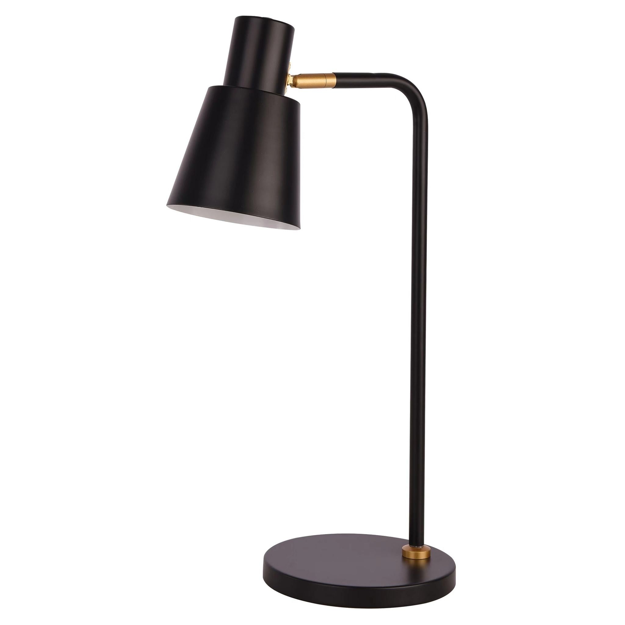 FocusLight Alba - Pöytävalaisin - Musta - Mattakulta - Ø22 cm