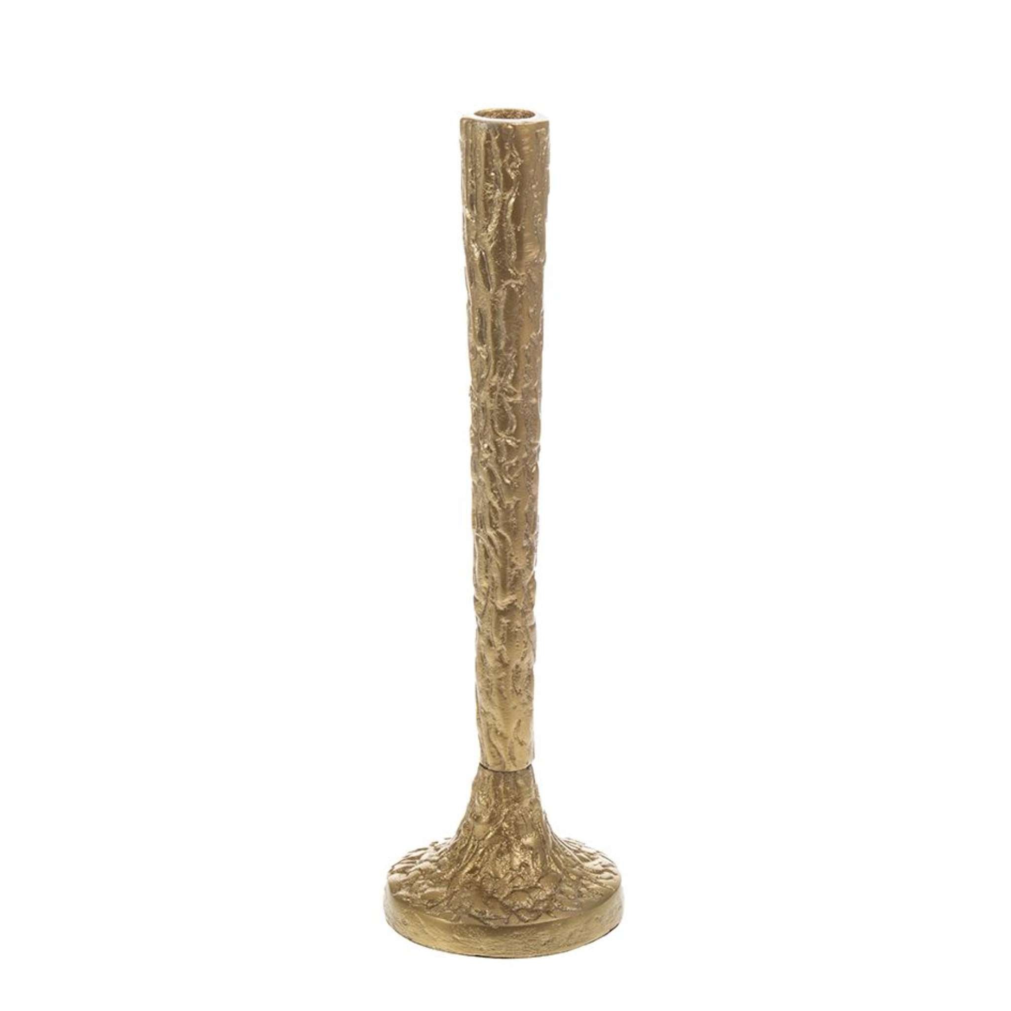 Candlestick 30 cm gold GIA