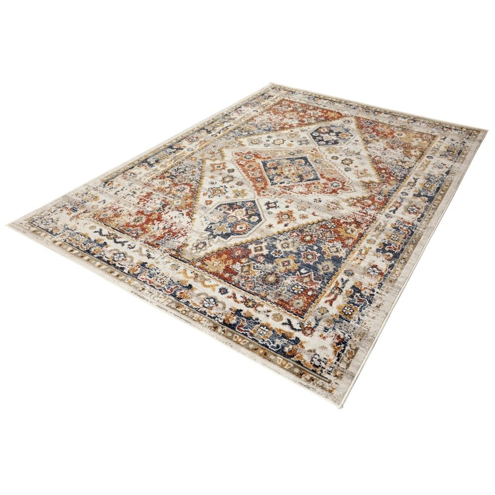 Antik lyhytnukkainen matto - moniväri.