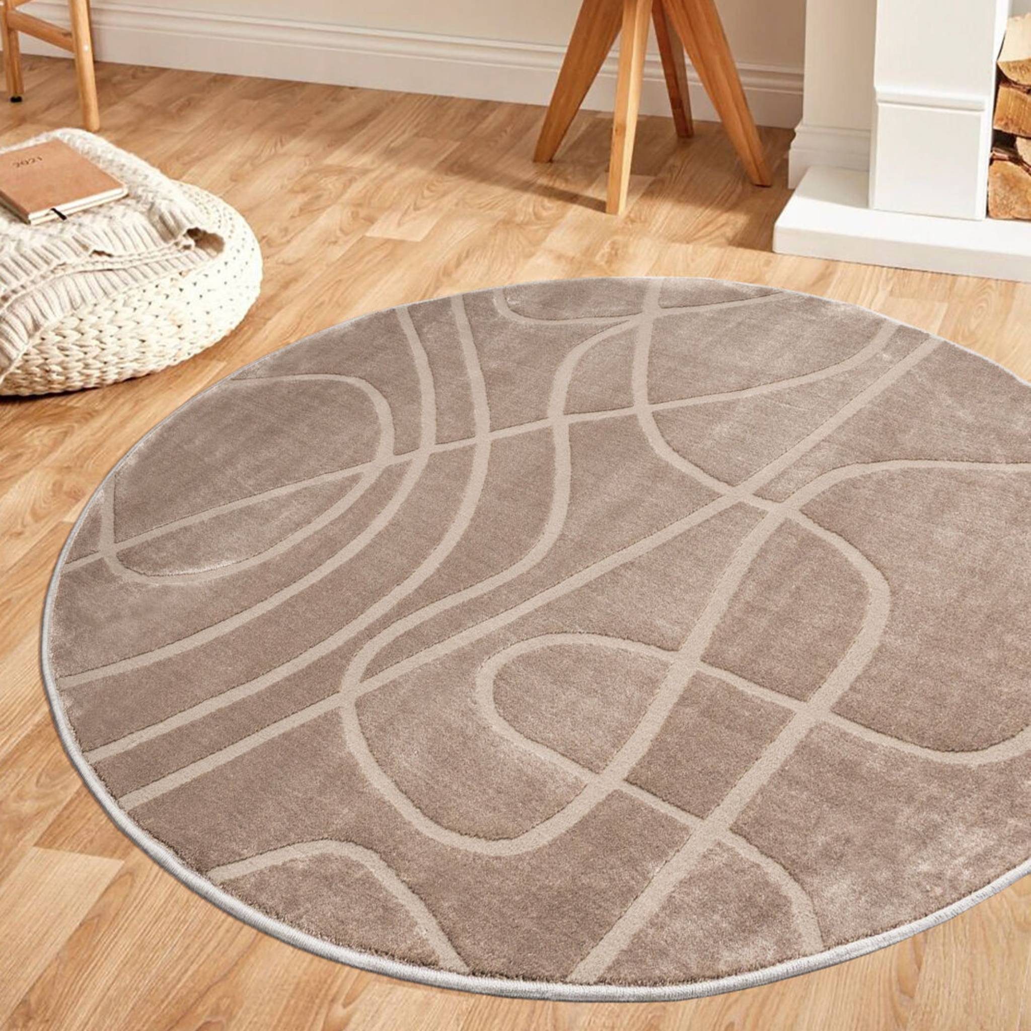 Ariela lyhytnukkainen matto - beige