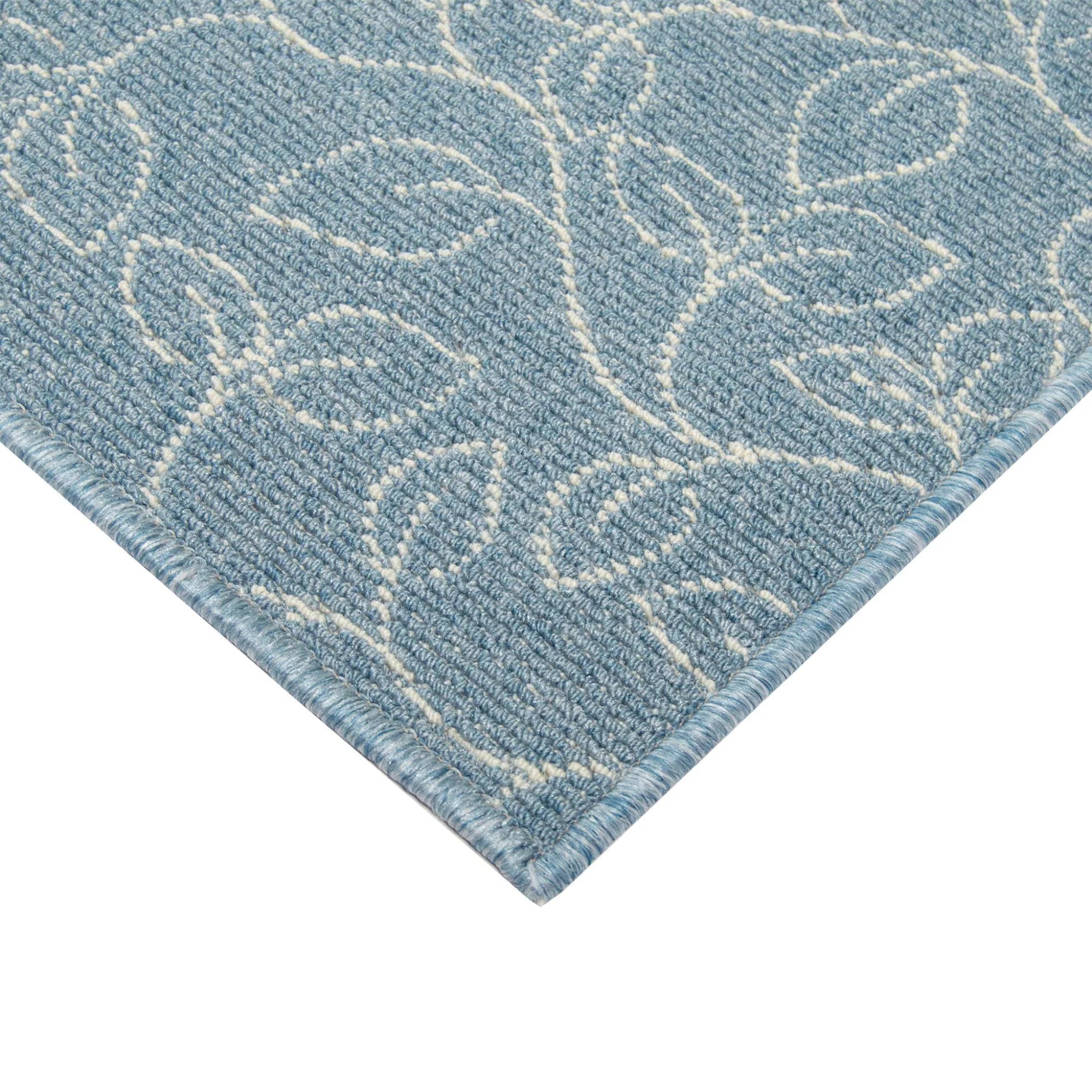 Belinda Runner rug roll - light blue