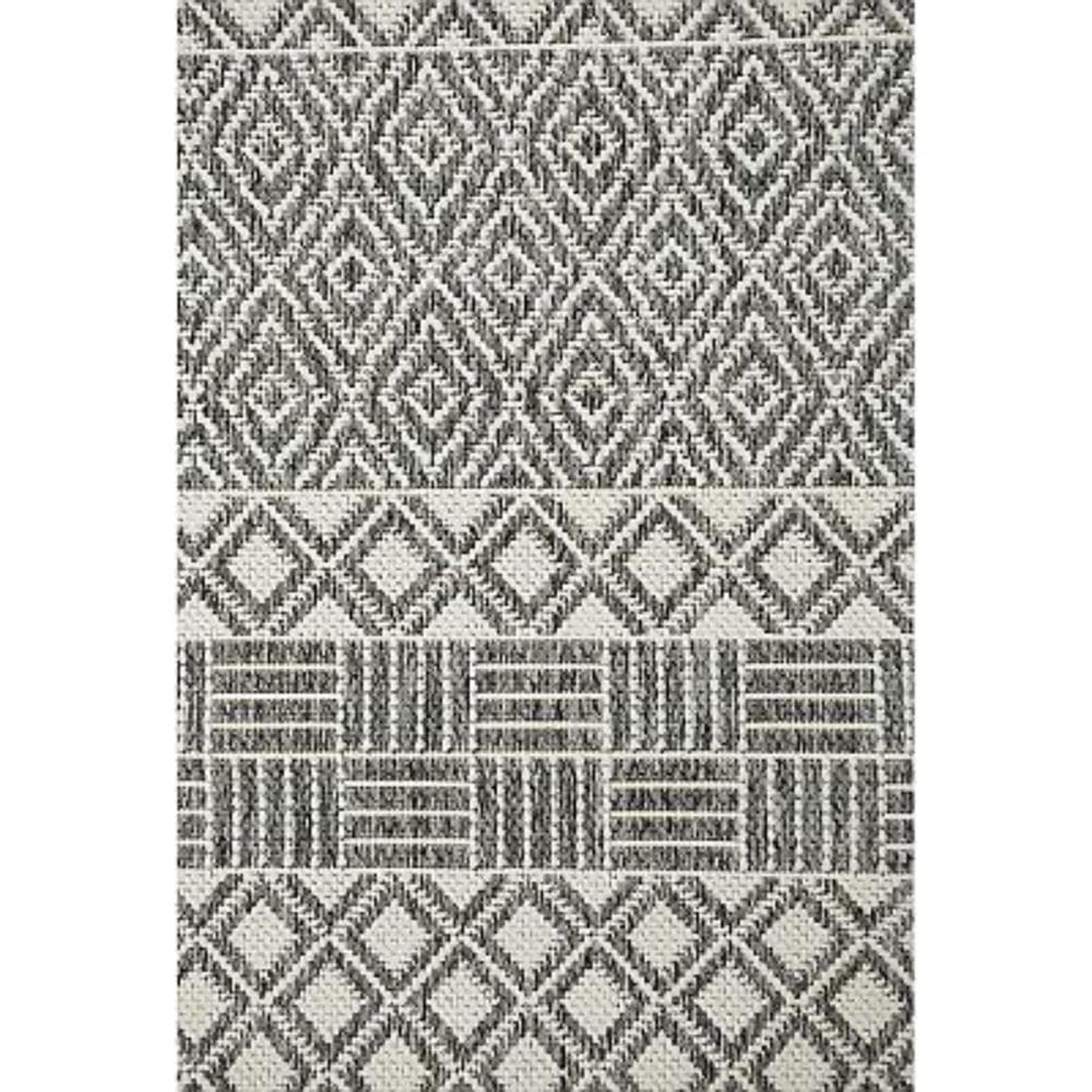 Havana sileäksi kudottu matto Rulla - harmaa.