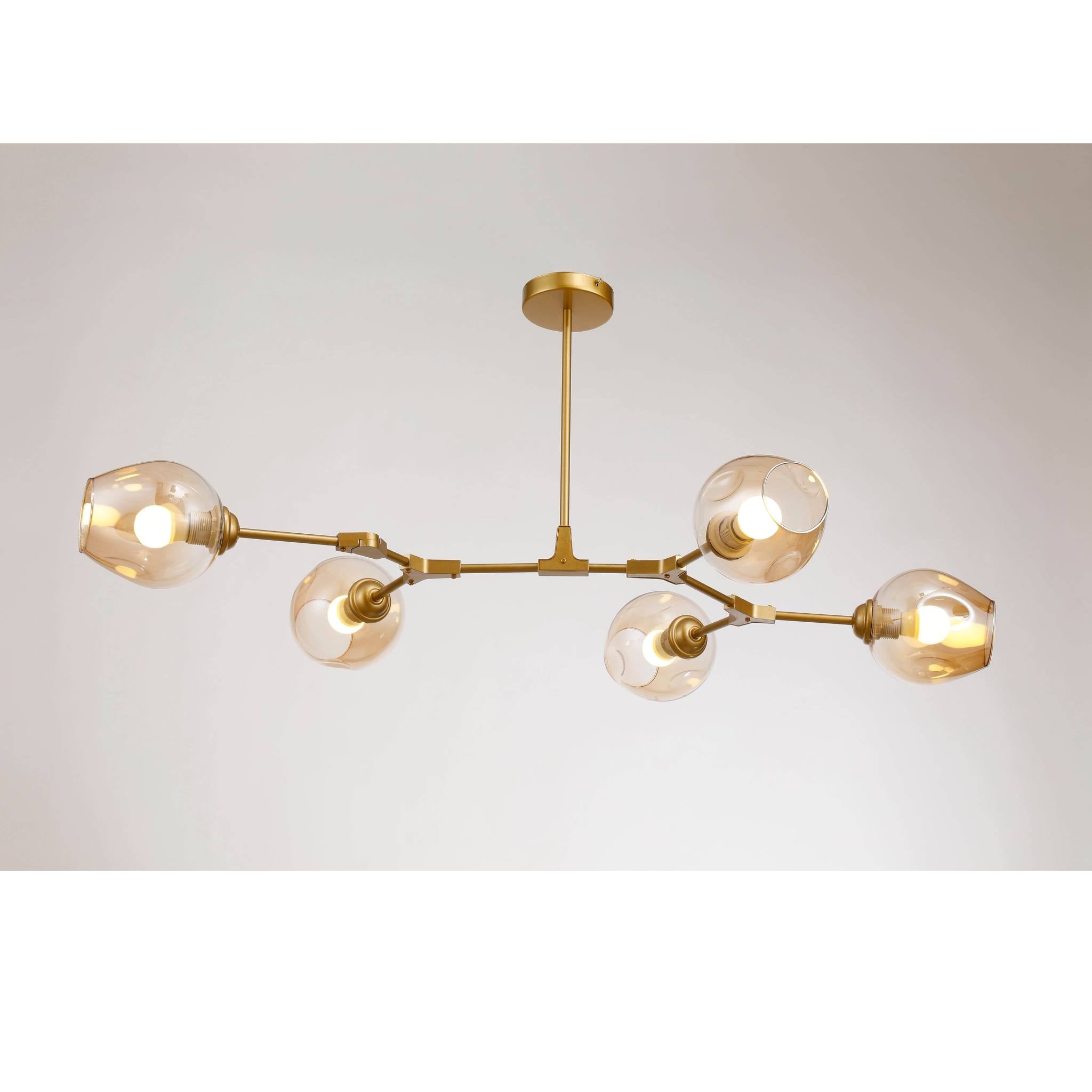 FocusLight Adams - Kattovalaisin - Mattakulta/Amber-lasi