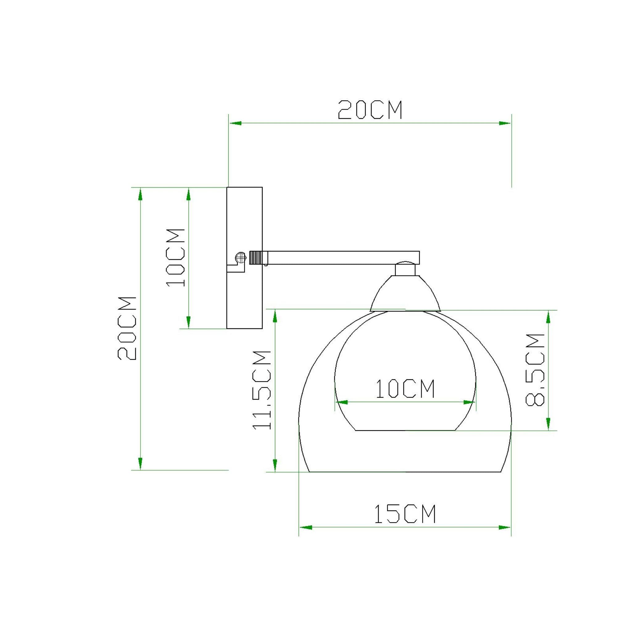 Clara 237501-31 - Seinävalaisin - Ruusukulta