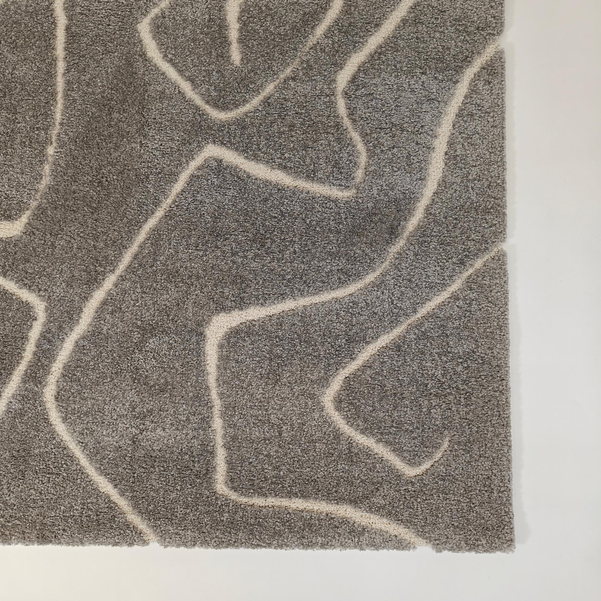 Cocoon lyhytnukkainen matto - harmaa