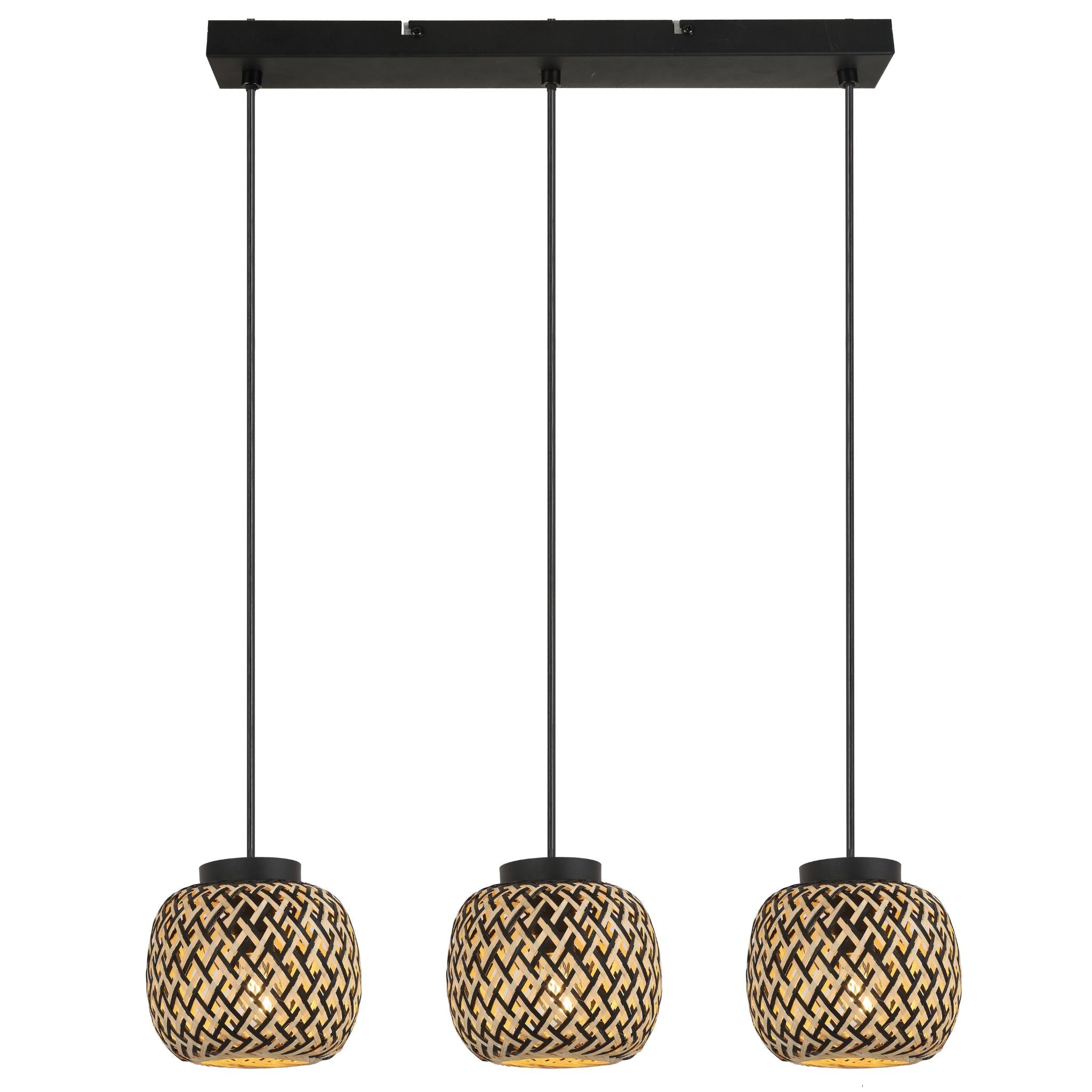 Elaine 342203-30 - Riippuvalaisin 3-osainen - Hiekanmusta