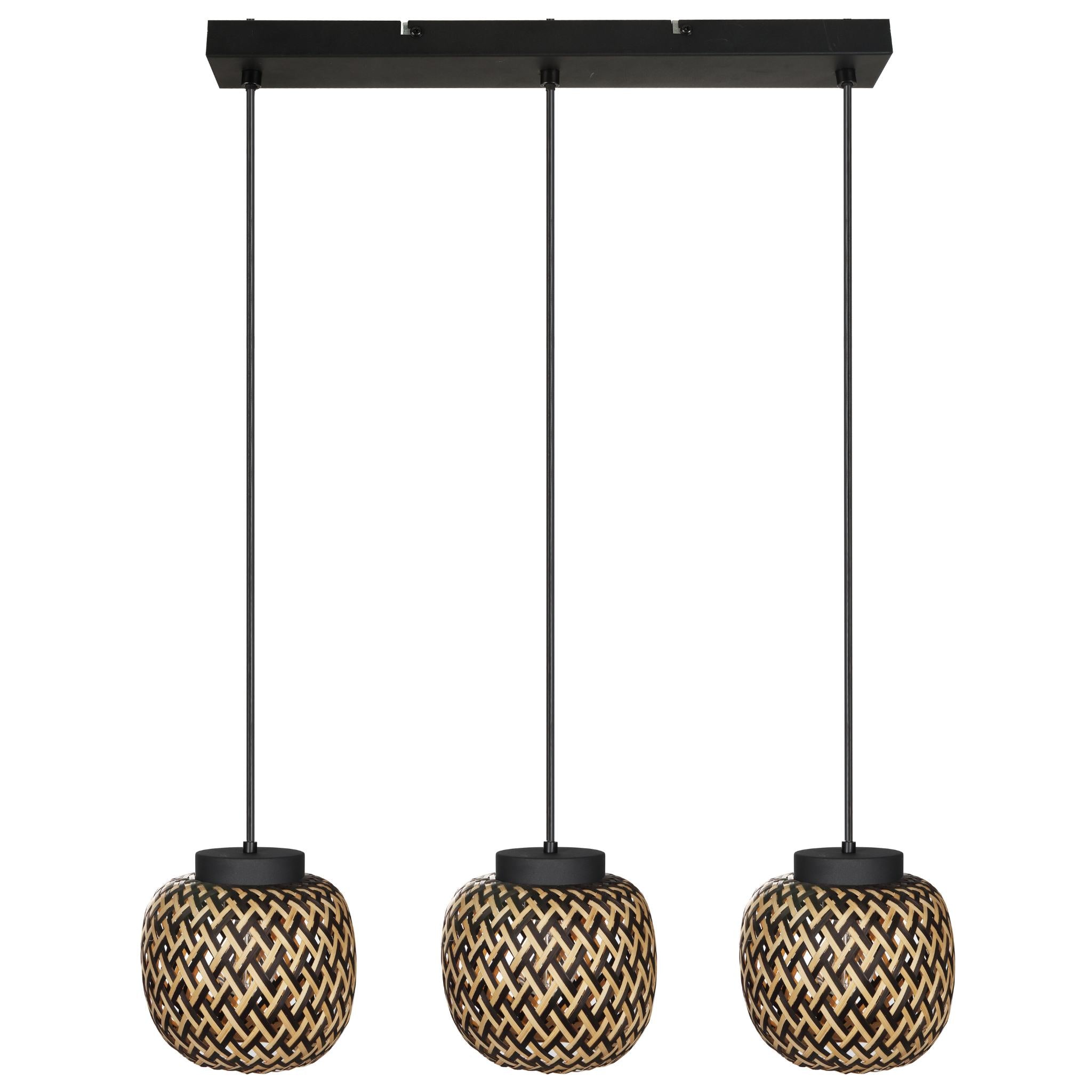 Elaine 342203-30 - Riippuvalaisin 3-osainen - Hiekanmusta