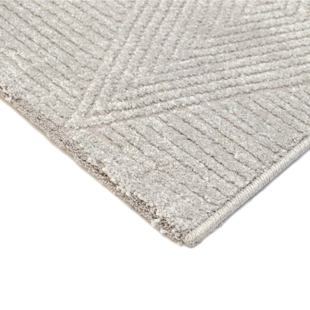 Felicia lyhytnukkainen matto - vaaleanharmaa.