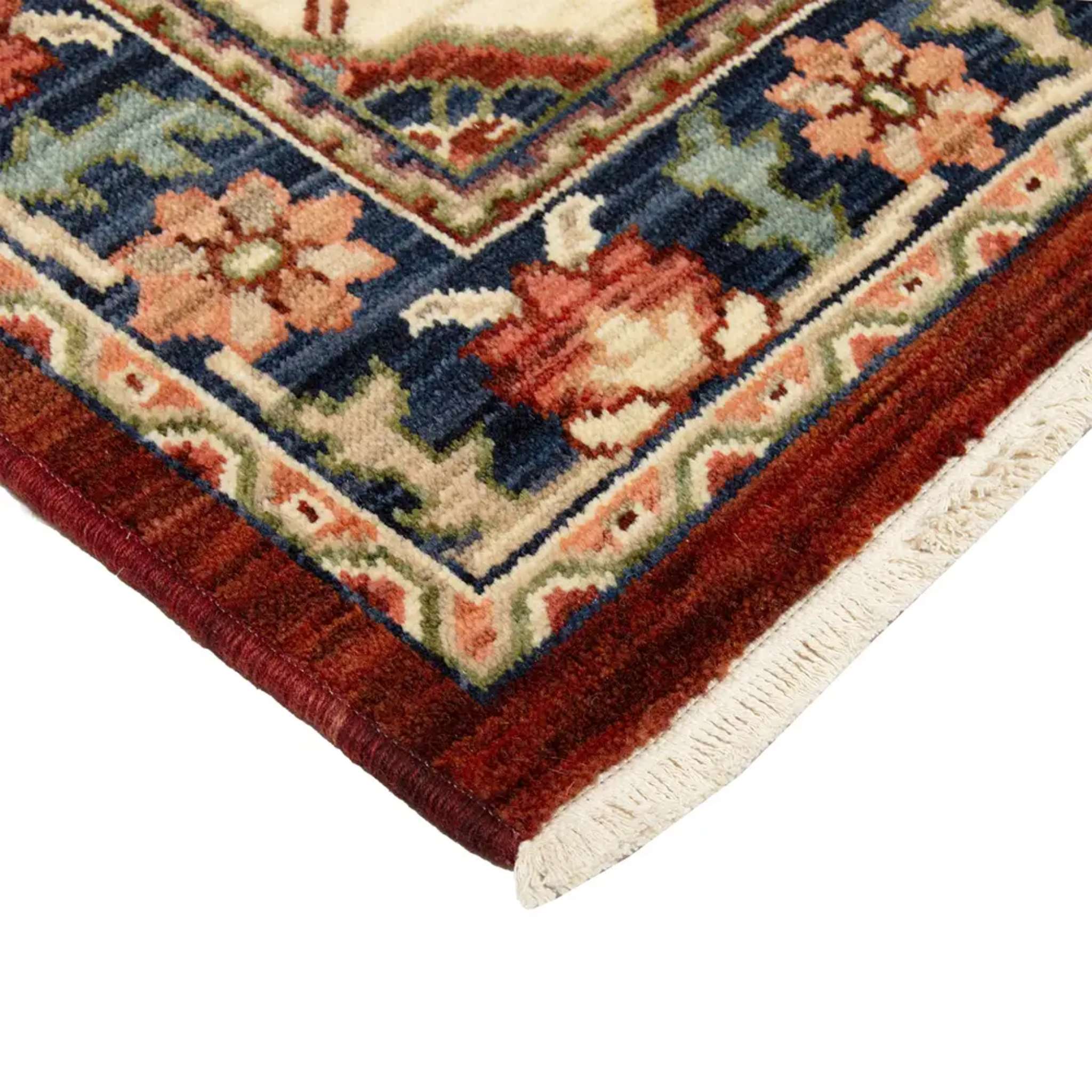 Ferna Oriental Wool rug - red