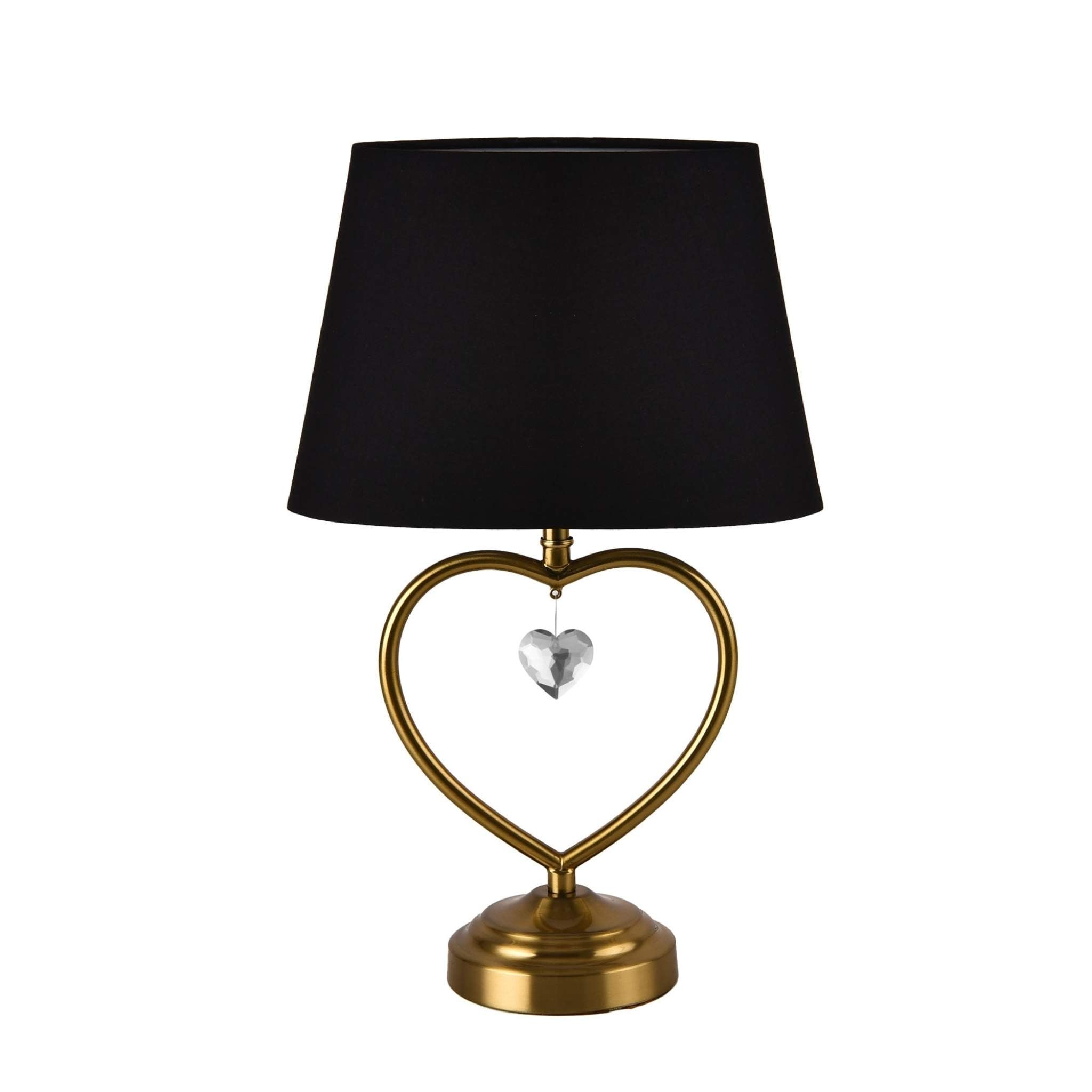 FocusLight Love - Table lamp - Brass - Black