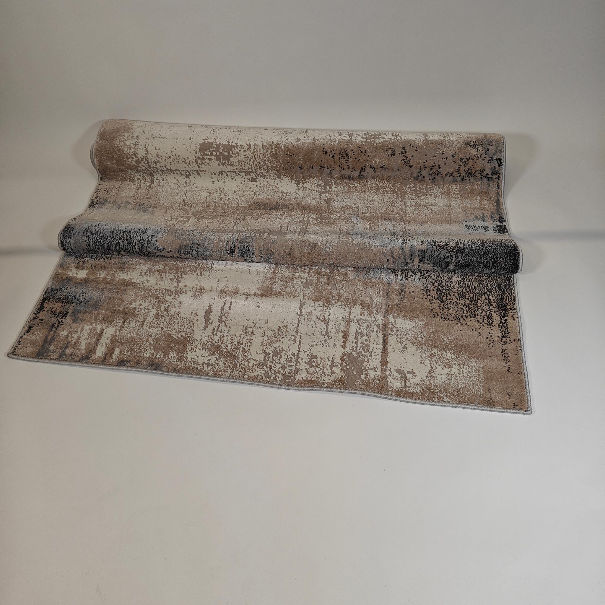 Foggy low pile Rug - beige/white