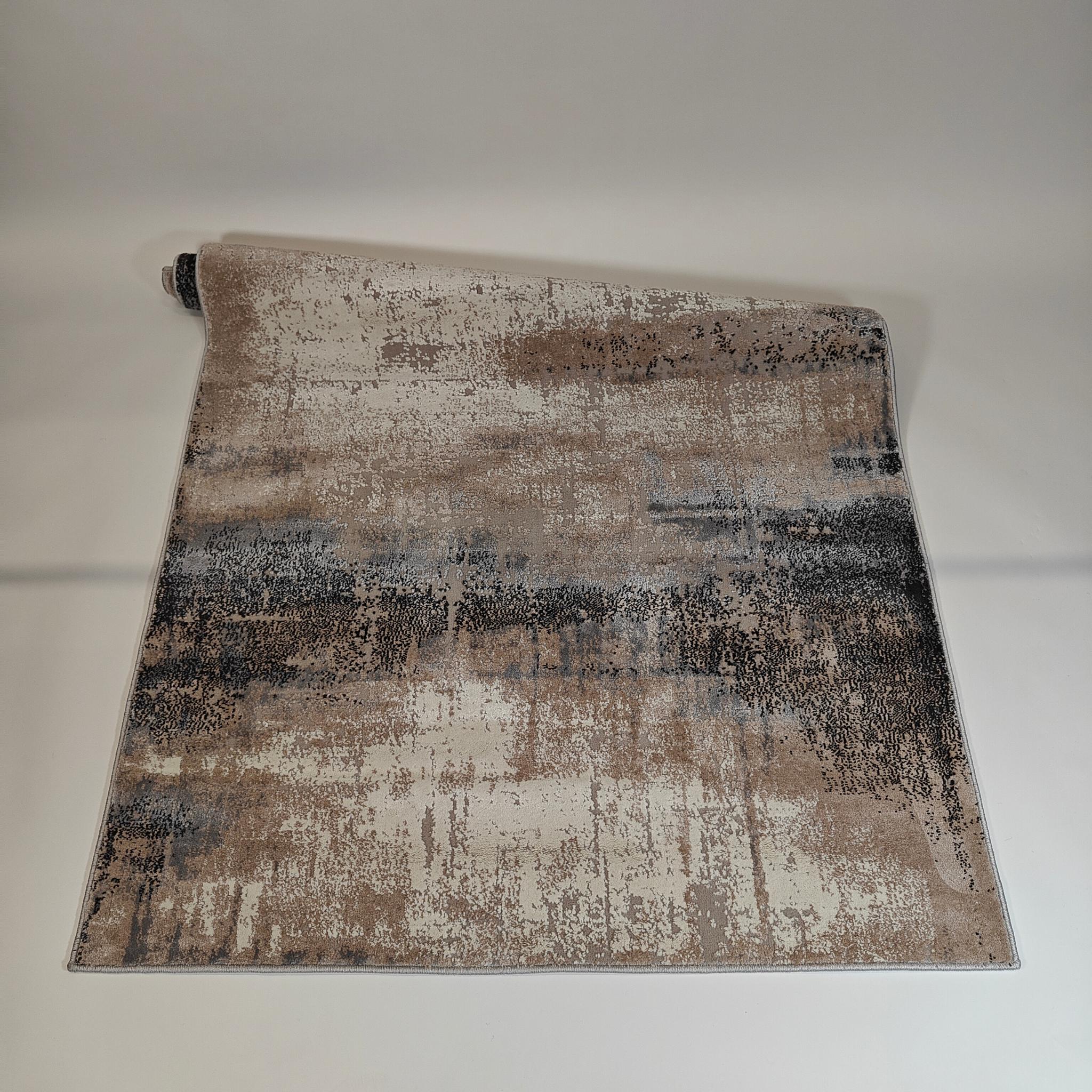 Foggy low pile Rug - beige/white