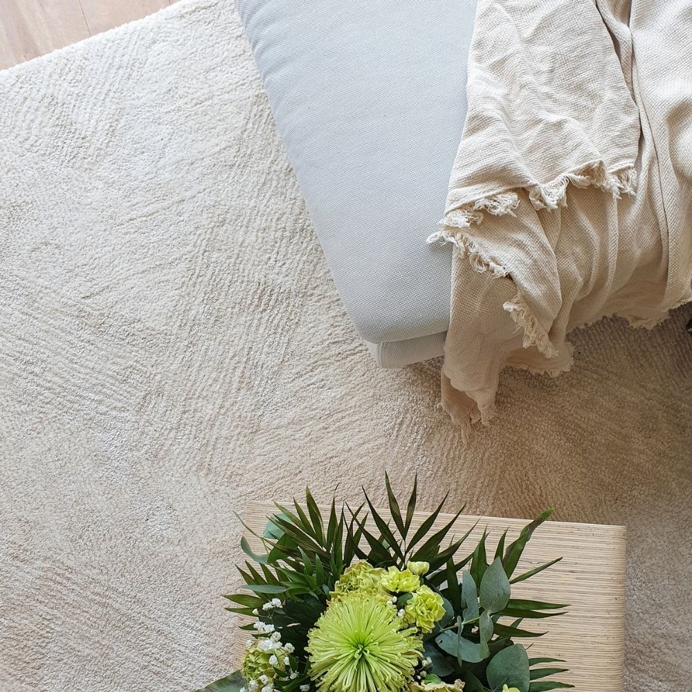 Hanki lyhytnukkainen matto - luonnonvalkoinen/beige