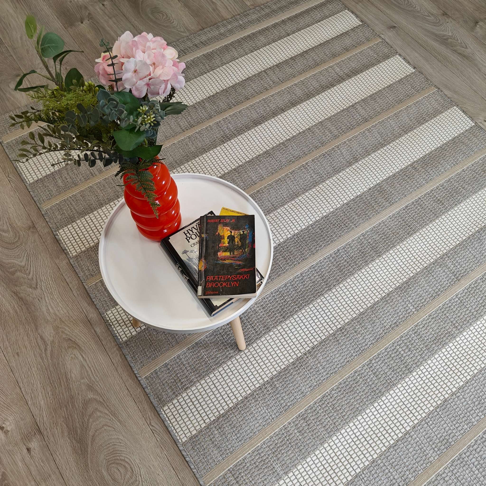 Juova Flatweave rug - light gray-beige