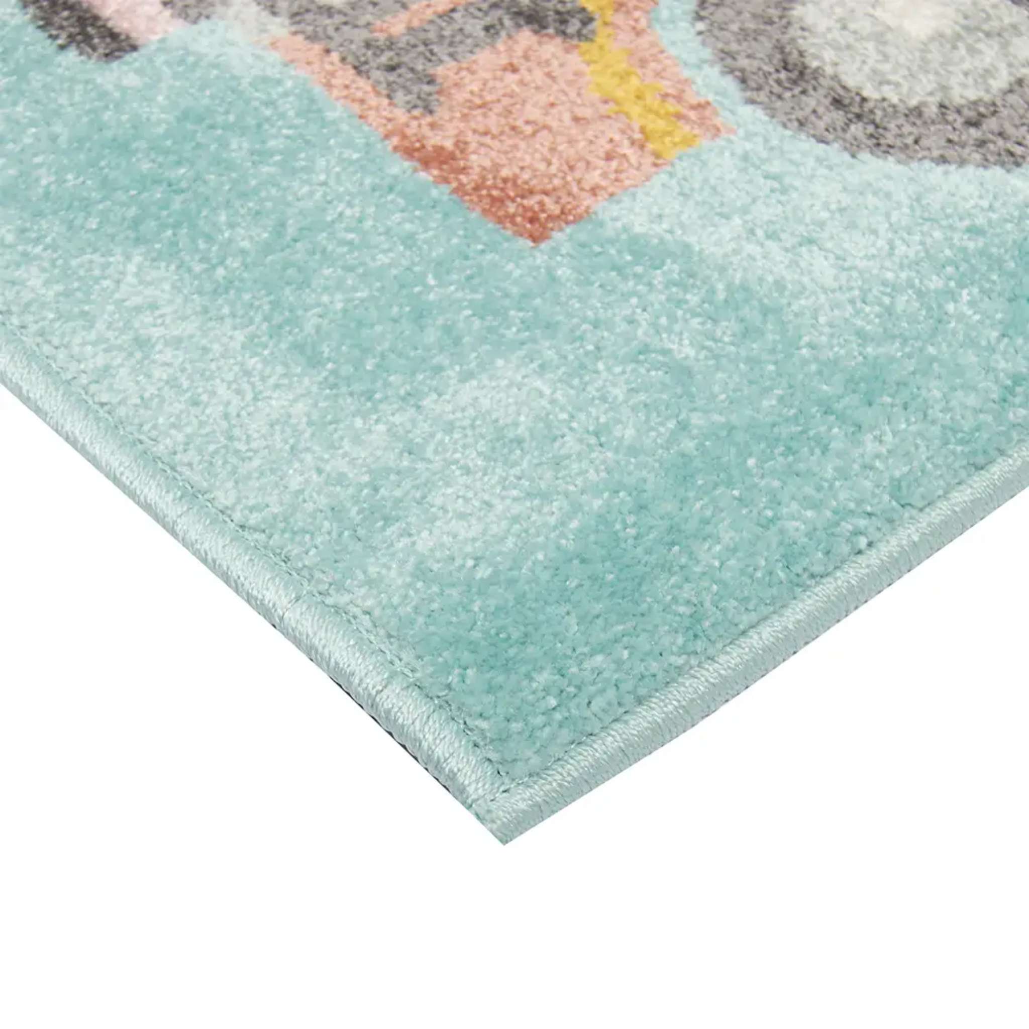 Loaders children's rug - turquoise
