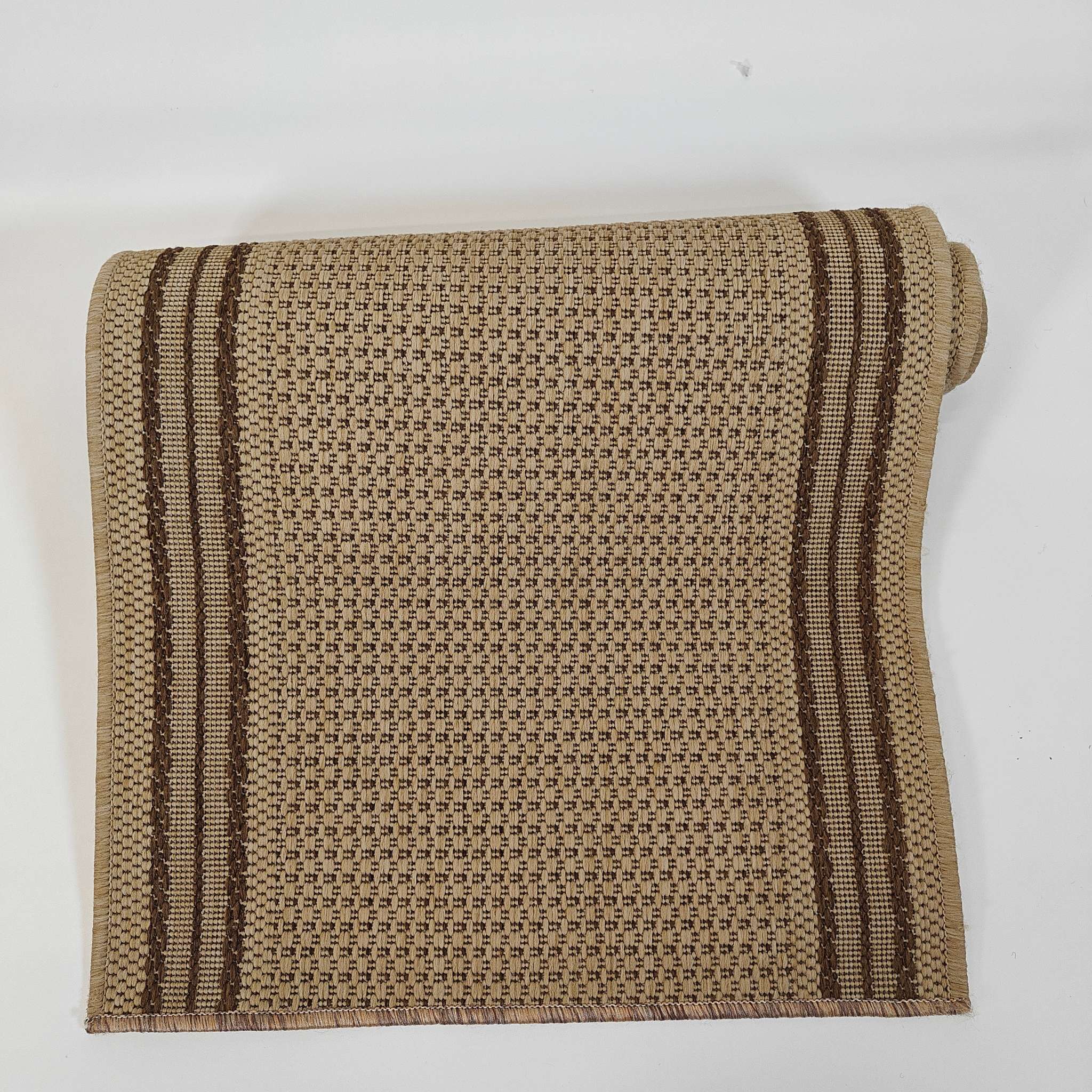 Lalee Beige runner rug roll - beige