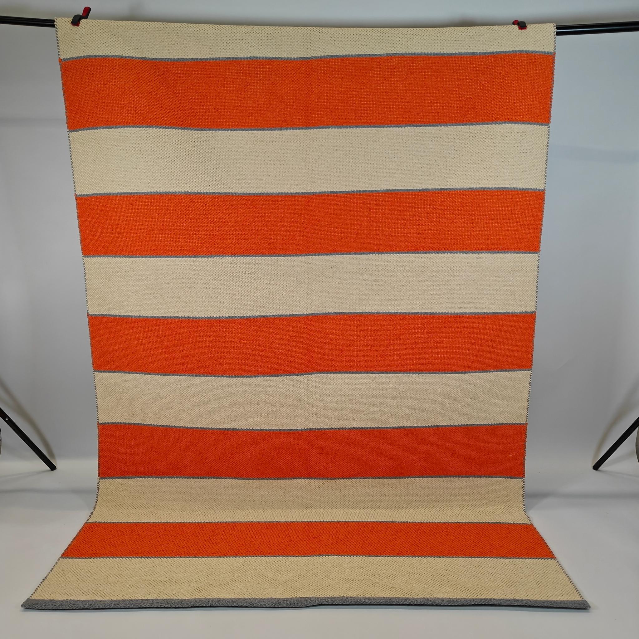 LAURA puuvillamatto - oranssi