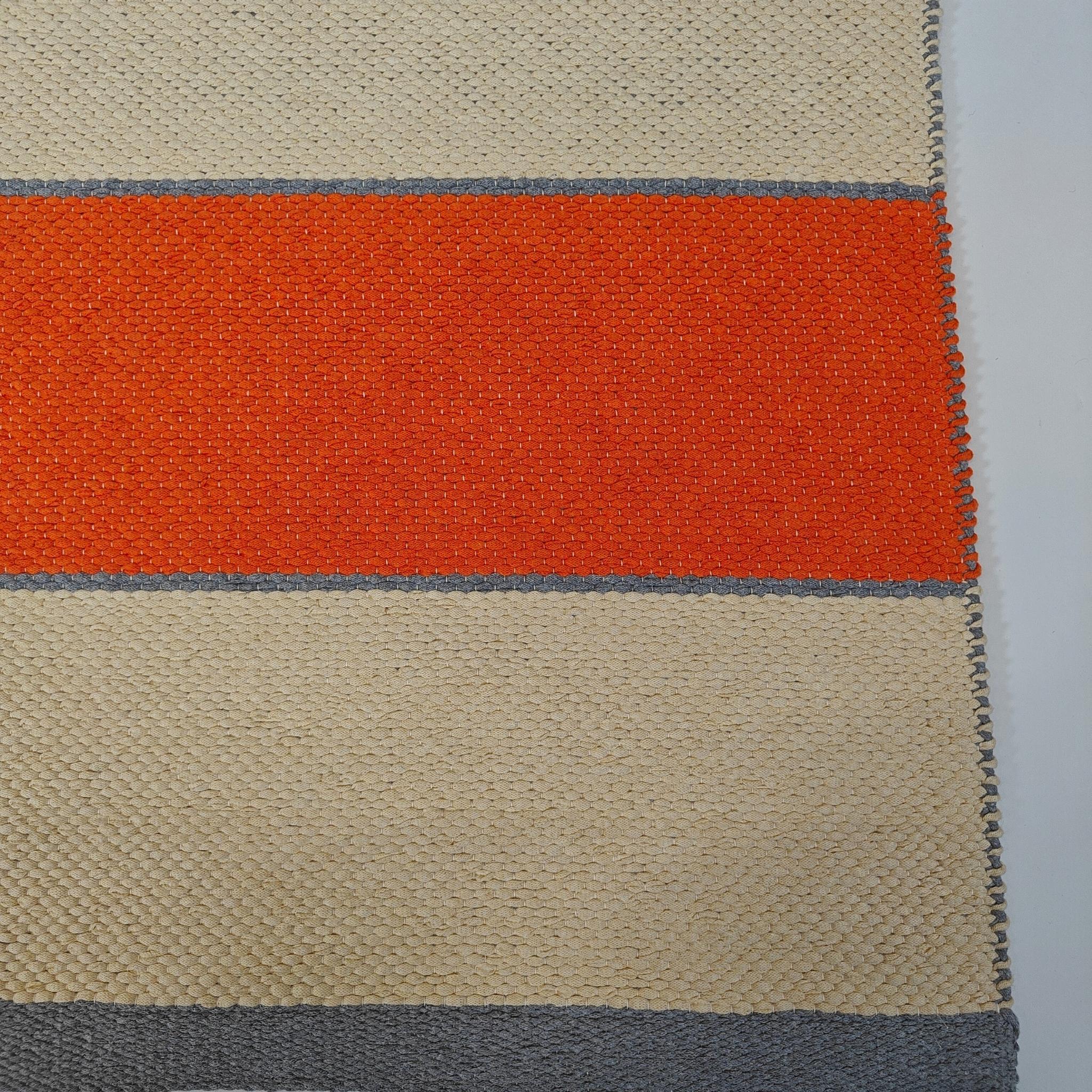 LAURA puuvillamatto - oranssi