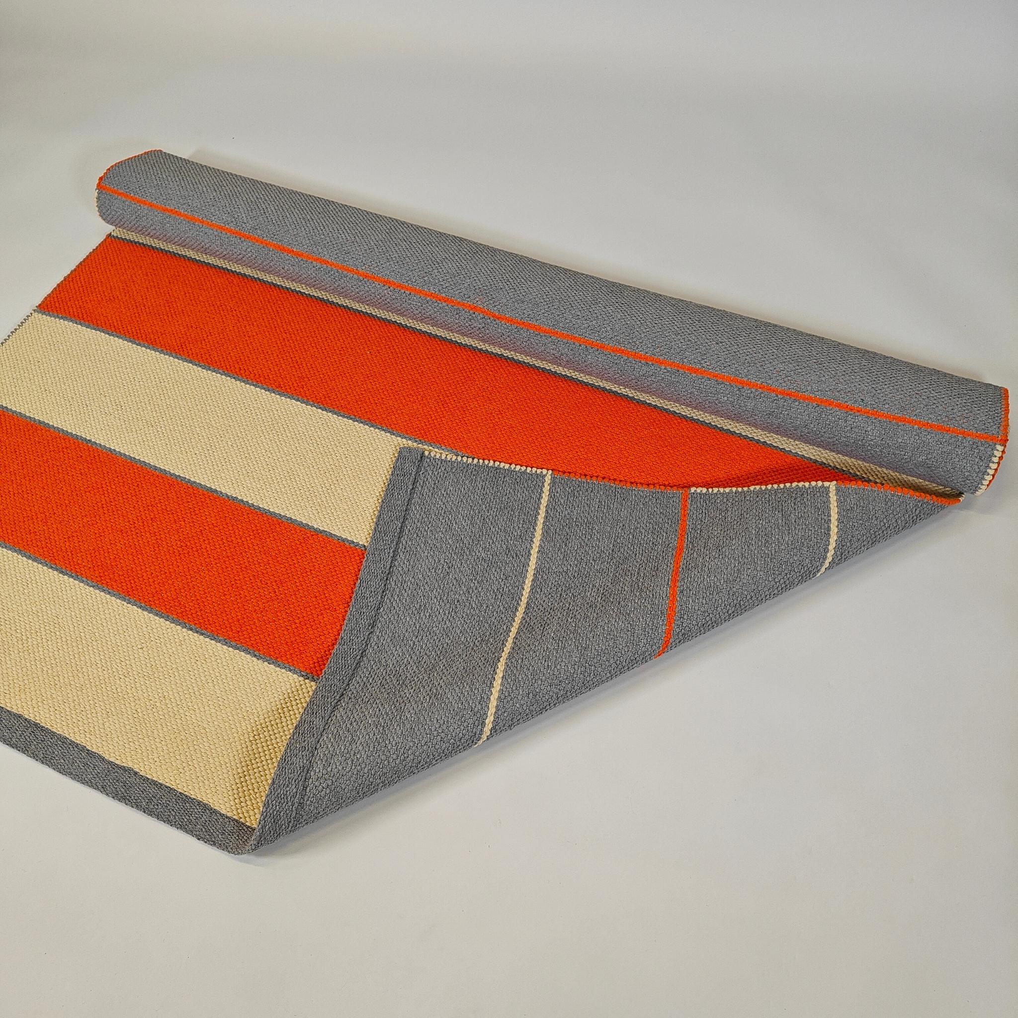 LAURA puuvillamatto - oranssi