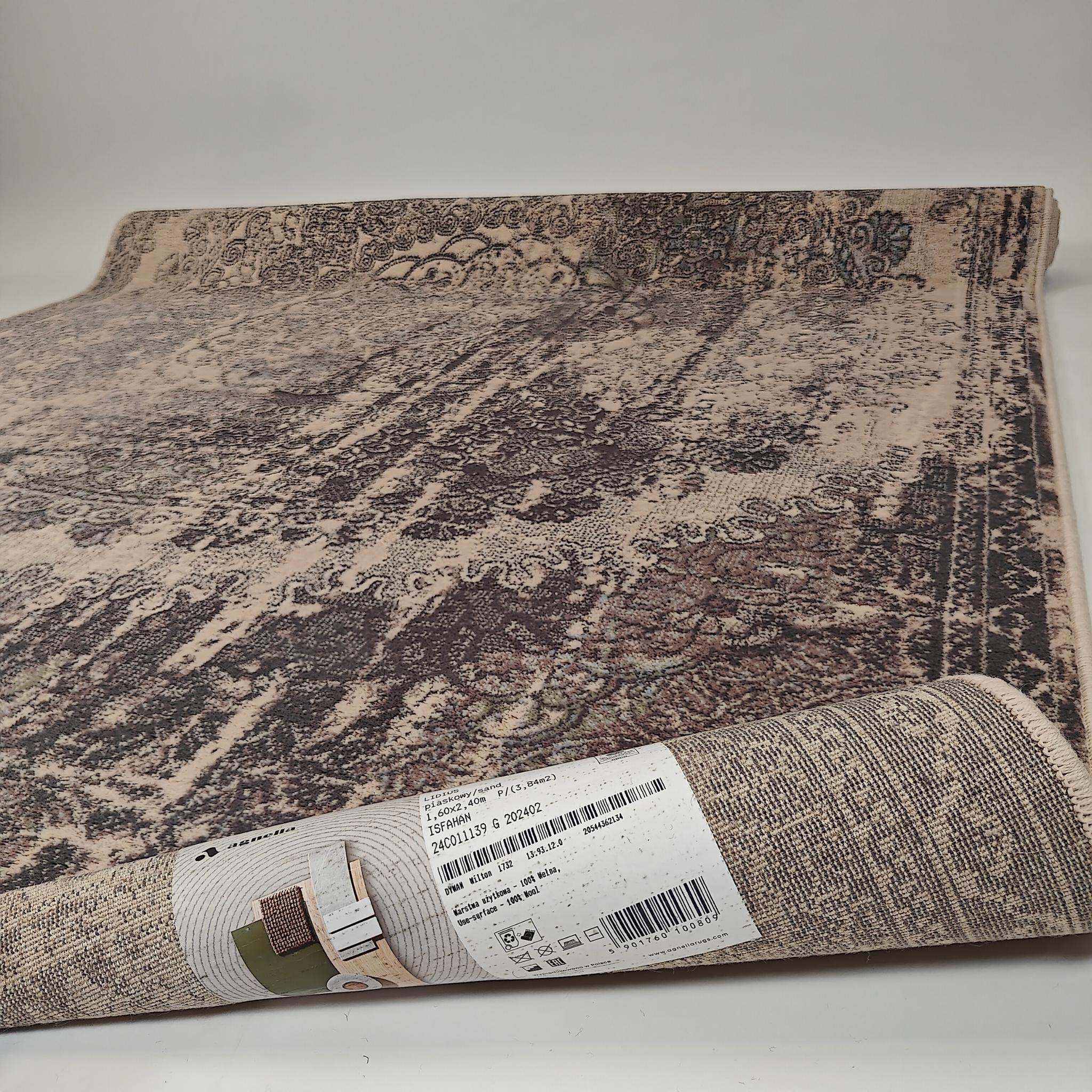 Lidius itämainen villamatto - hiekka