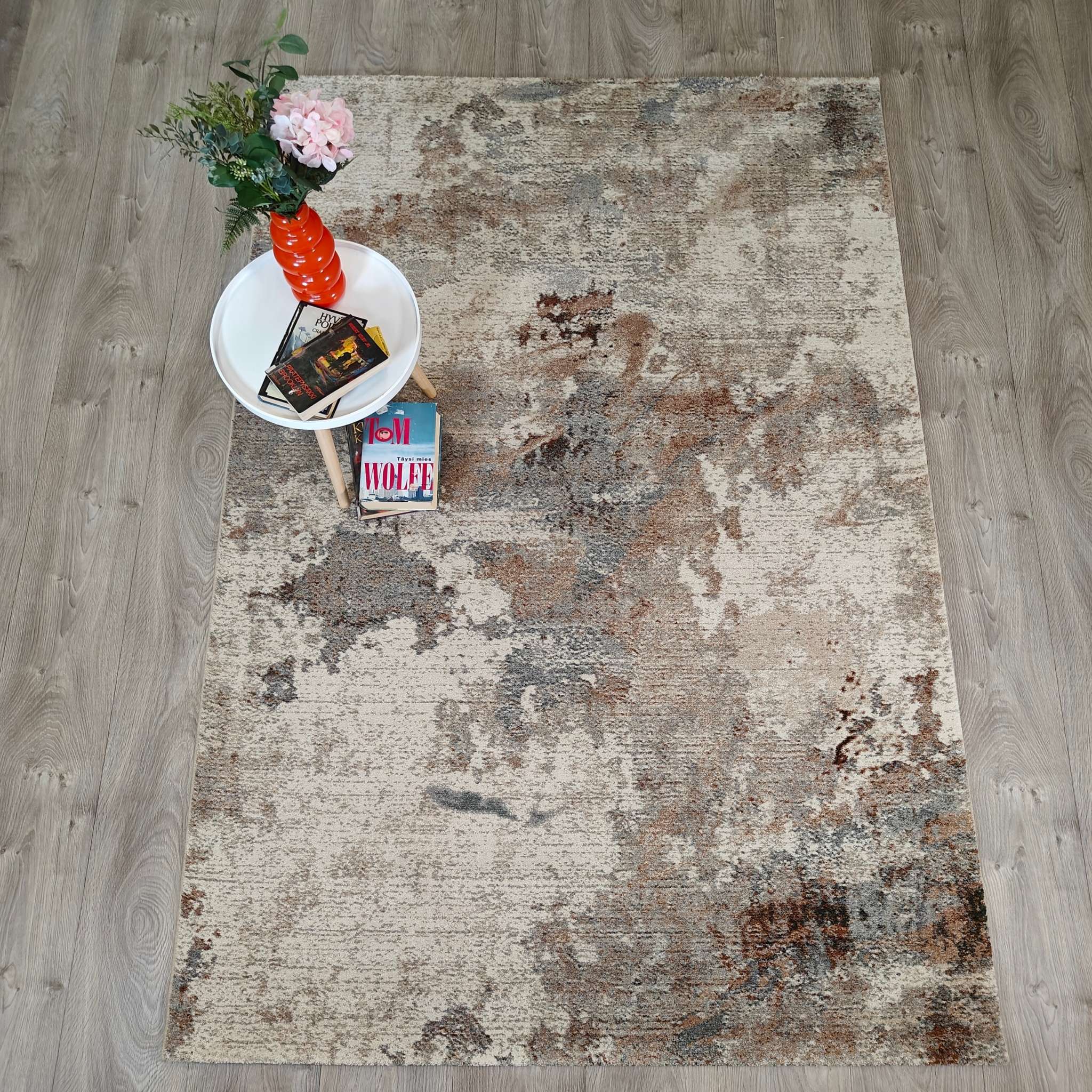 Mosaic lyhytnukkainen matto - värikäs