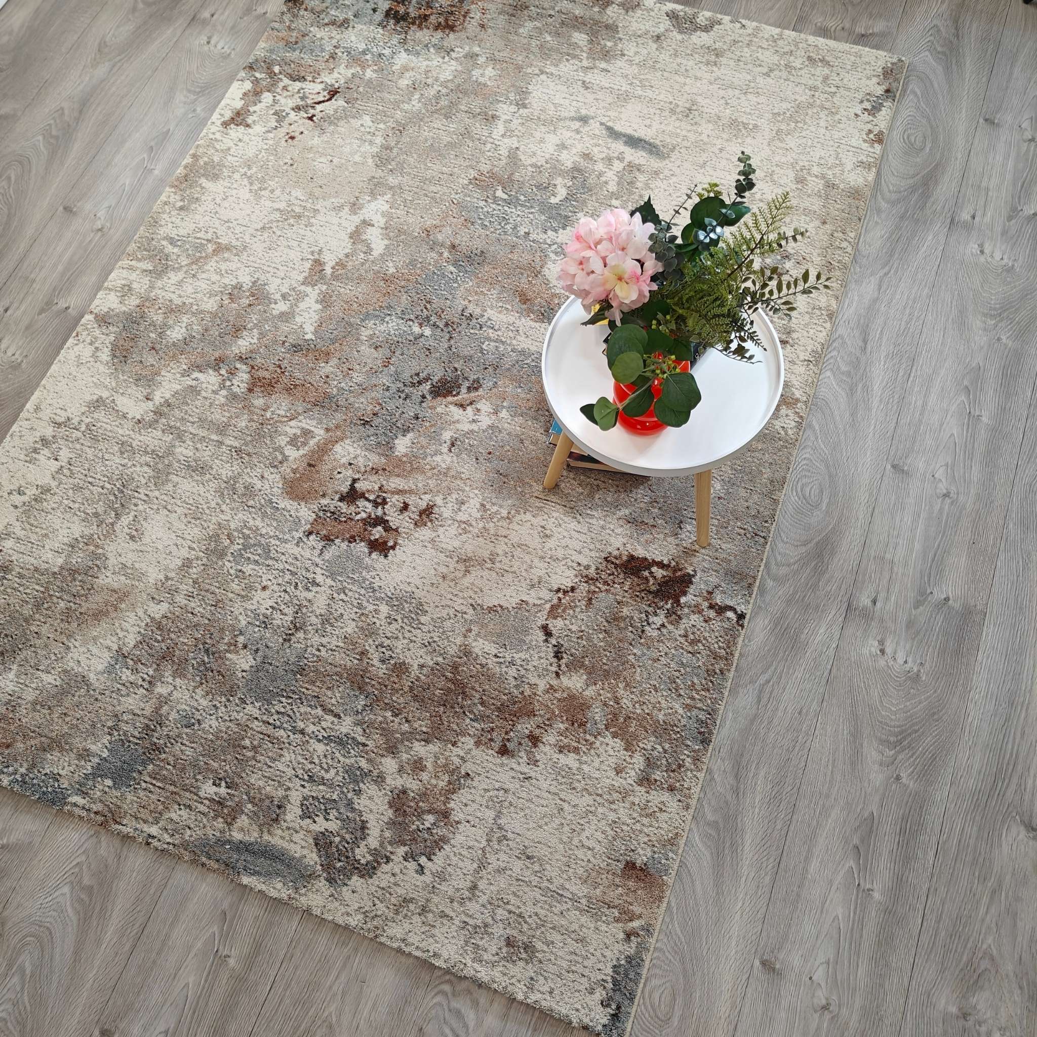 Mosaic lyhytnukkainen matto - värikäs