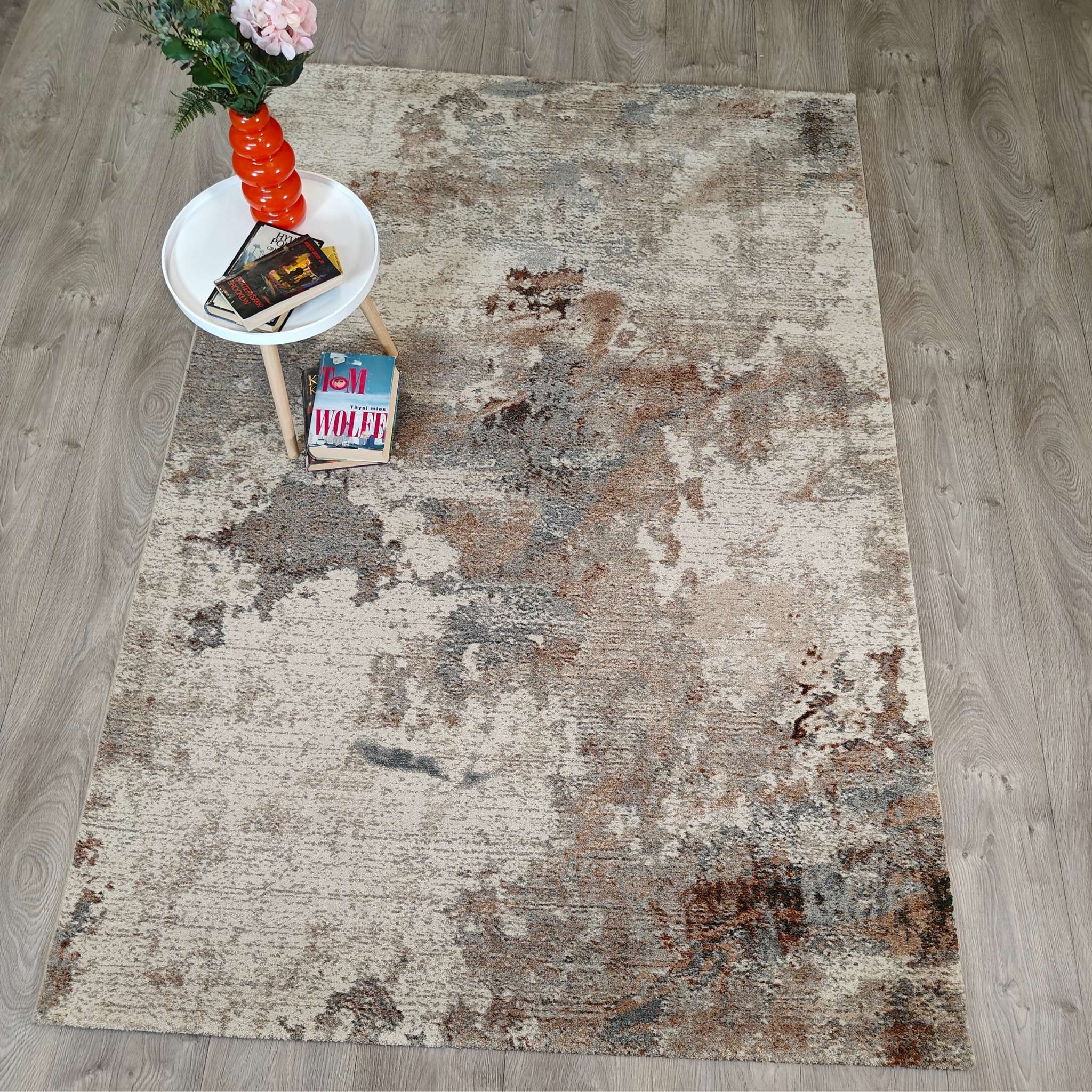 Mosaic lyhytnukkainen matto - värikäs