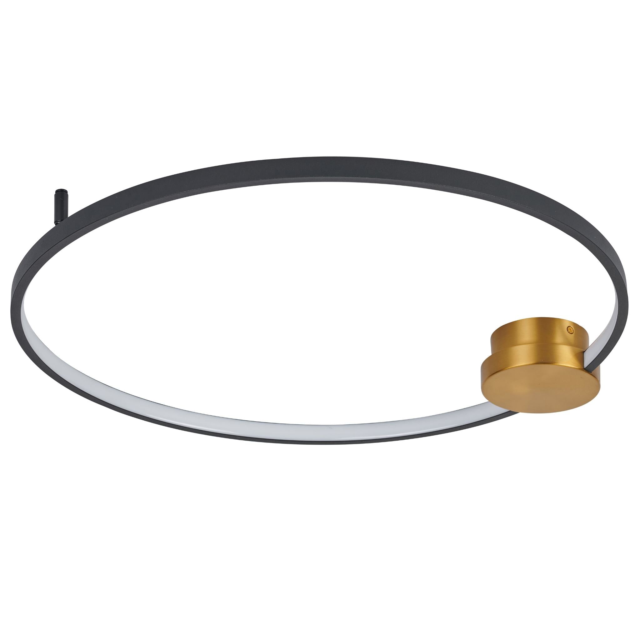 Condida - 641101-32 - LED-kattovalaisin - messinki/hiekanmusta