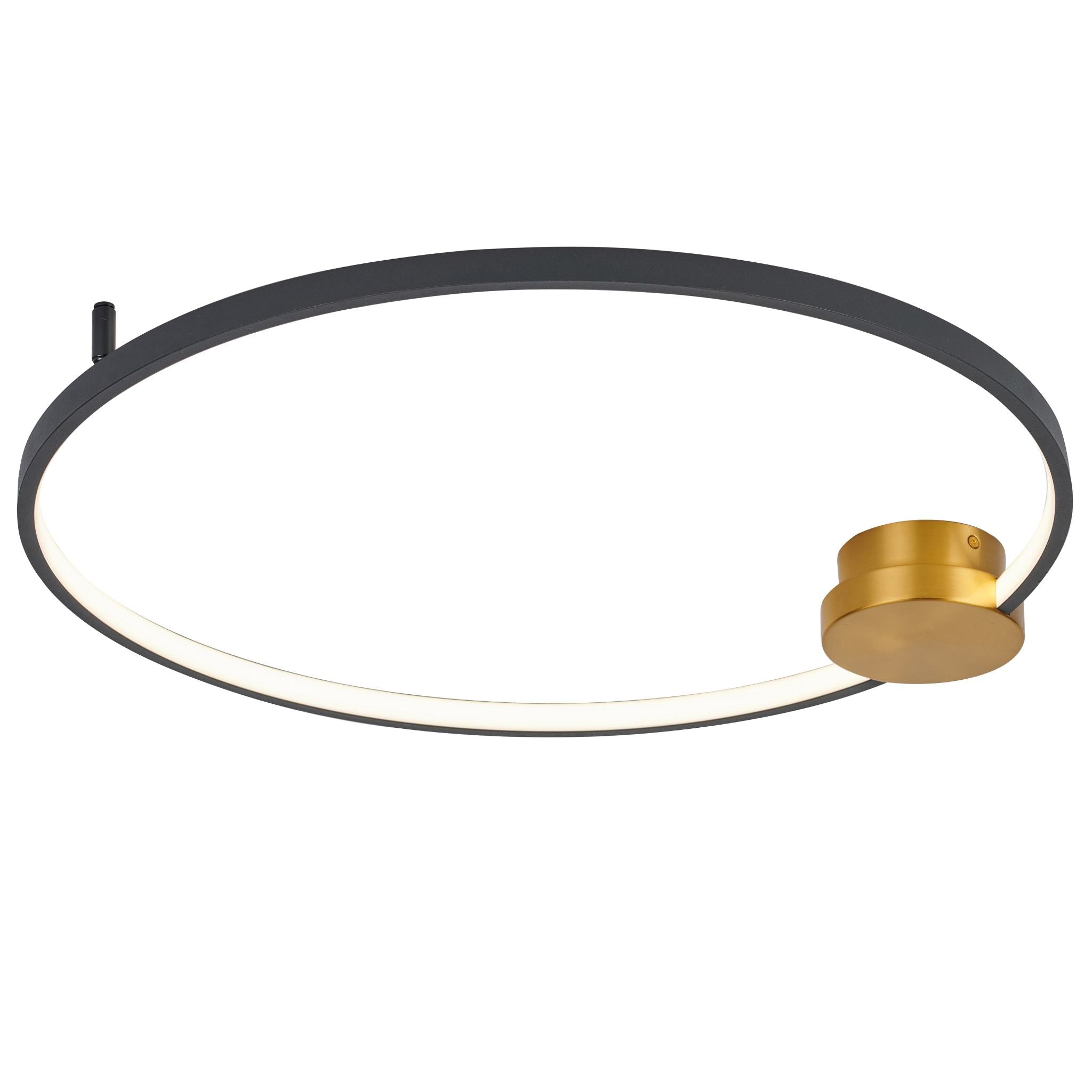 Condida - 641101-32 - LED-kattovalaisin - messinki/hiekanmusta