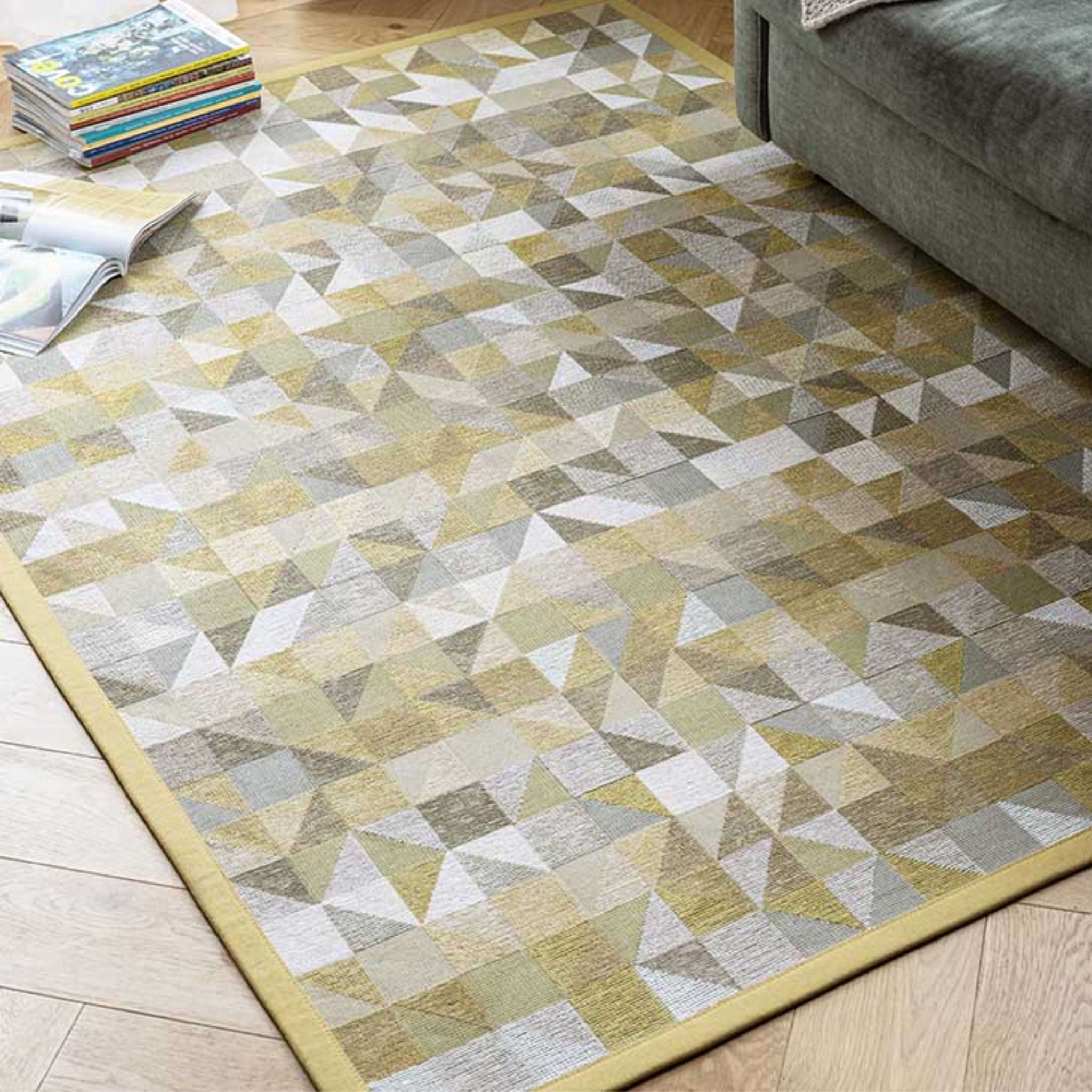 Narma EREDA double-sided Cotton rug - Dijon