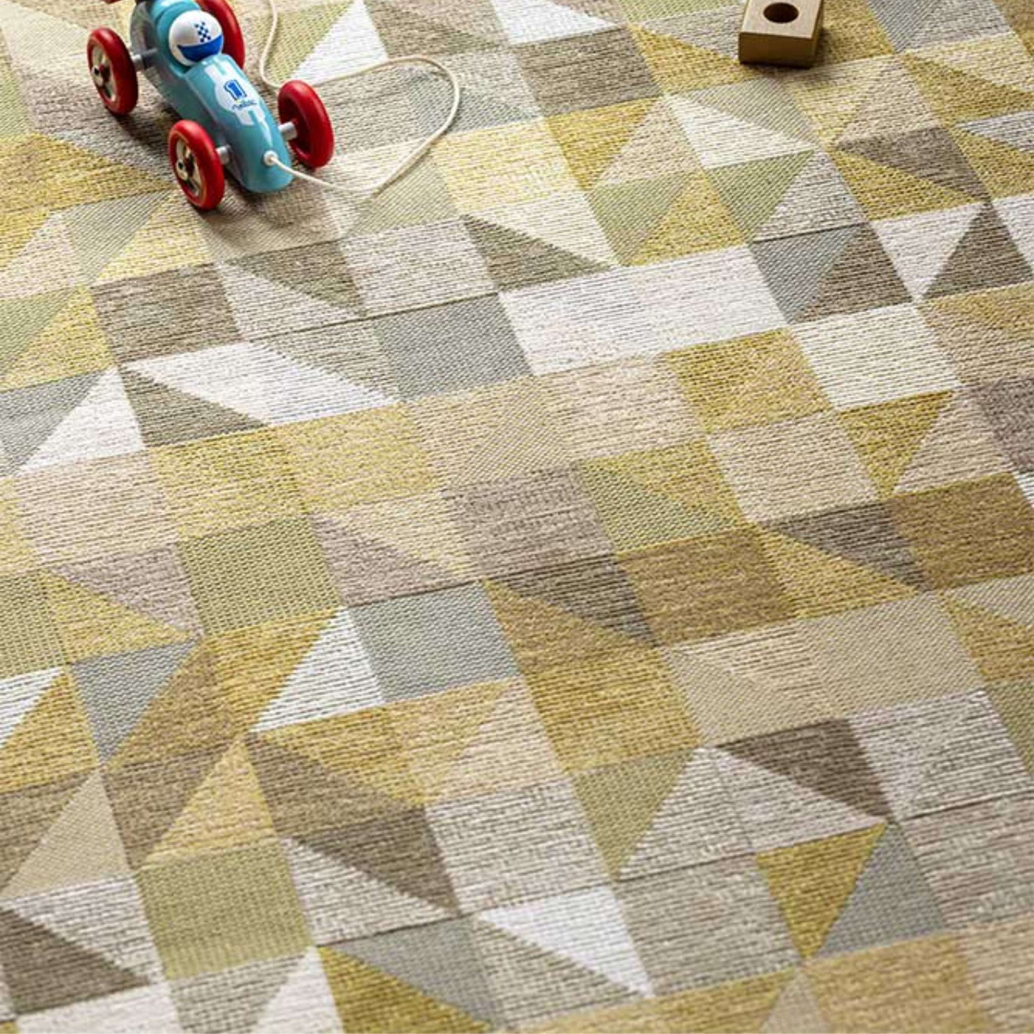 Narma EREDA double-sided Cotton rug - Dijon