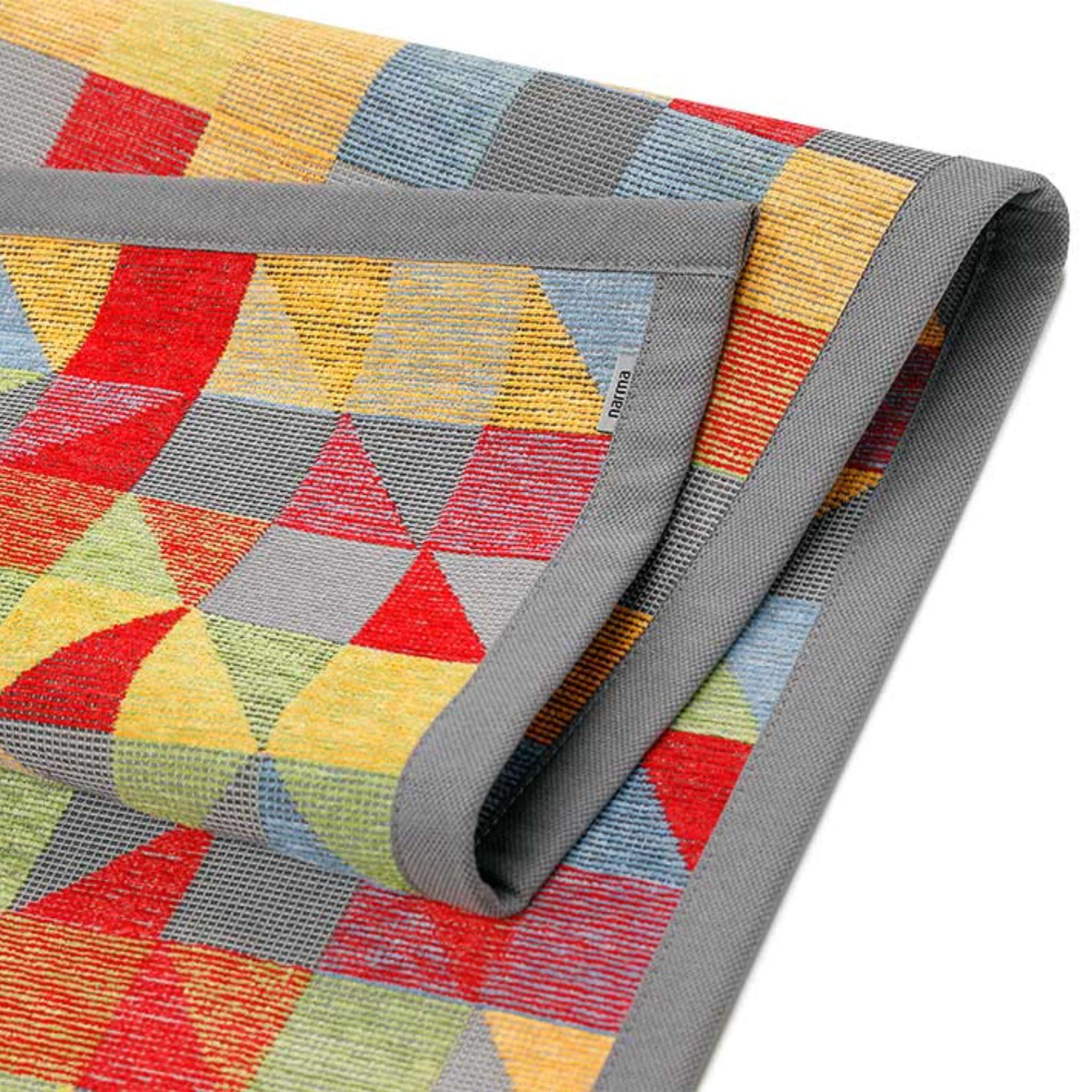 Narma EREDA kaksipuolinen puuvillamatto - Värikäs