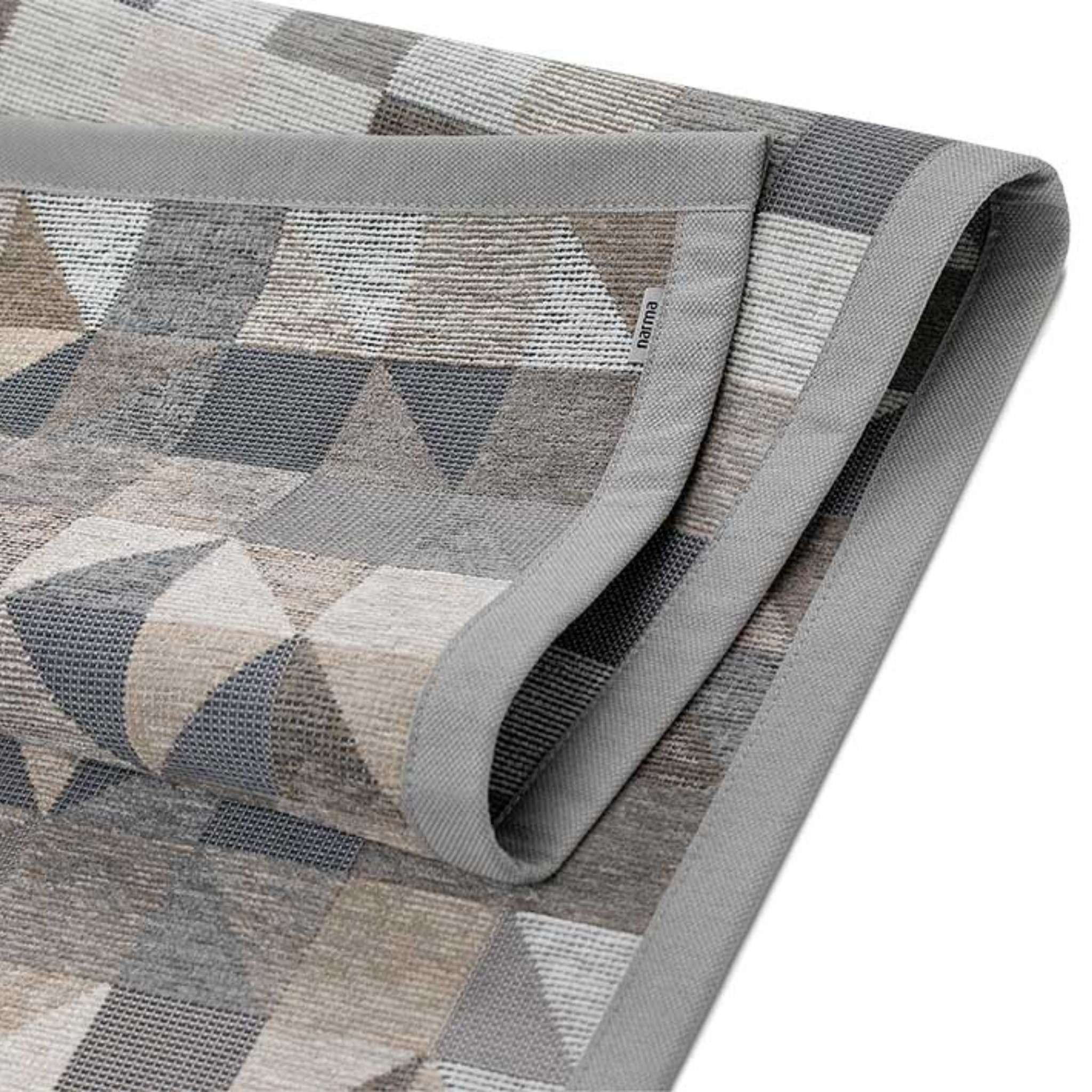 Narma EREDA kaksipuolinen puuvillamatto - Tummanharmaa