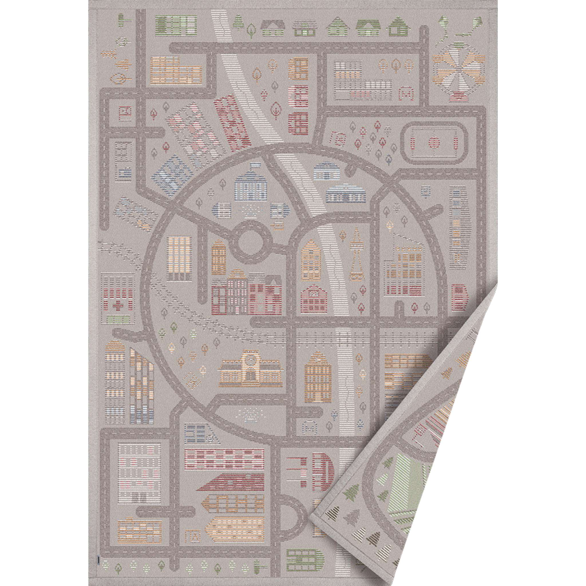 Narma ÜLEJÕE double-sided Cotton rug - Beige