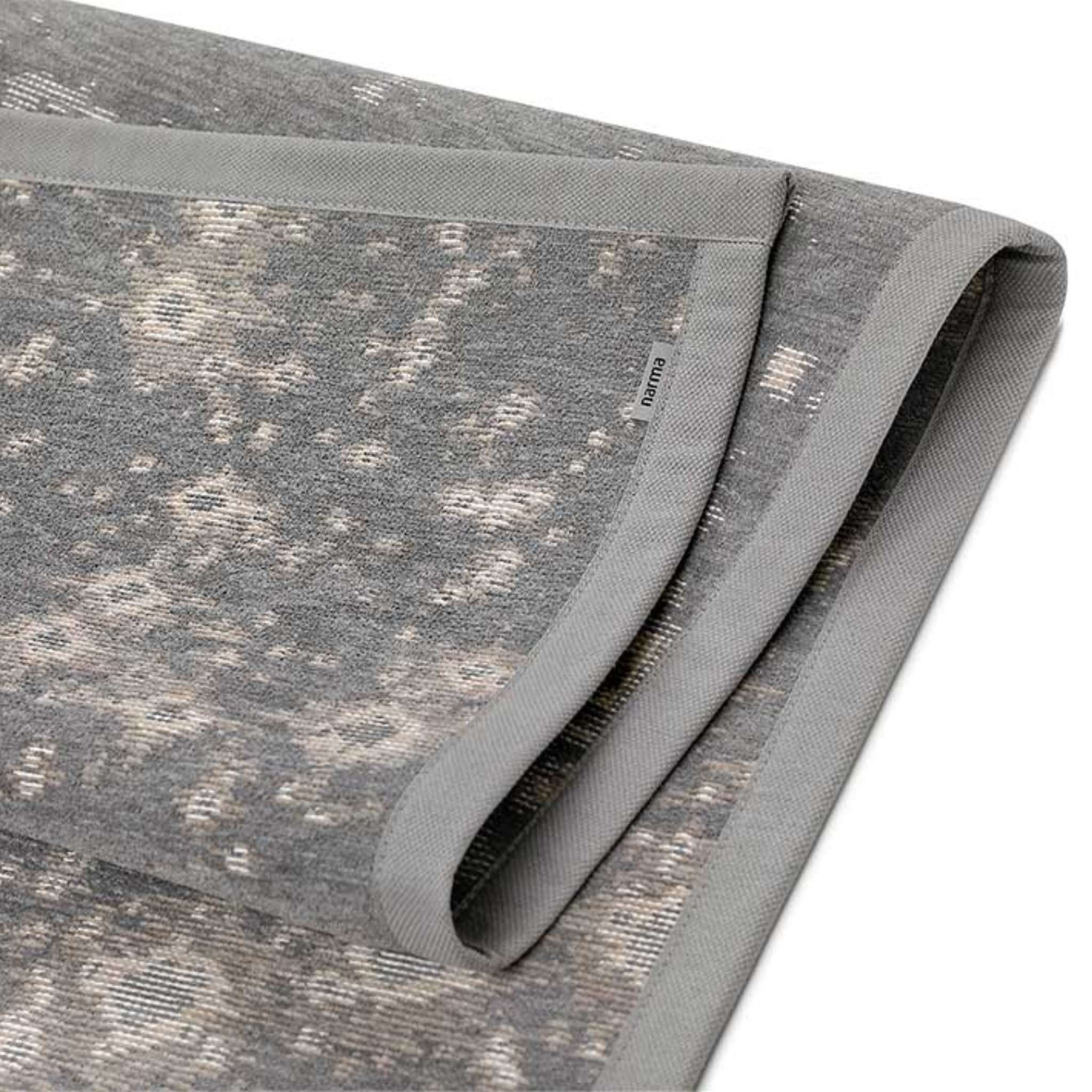Narma VILKLA double-sided Cotton rug - Dark gray